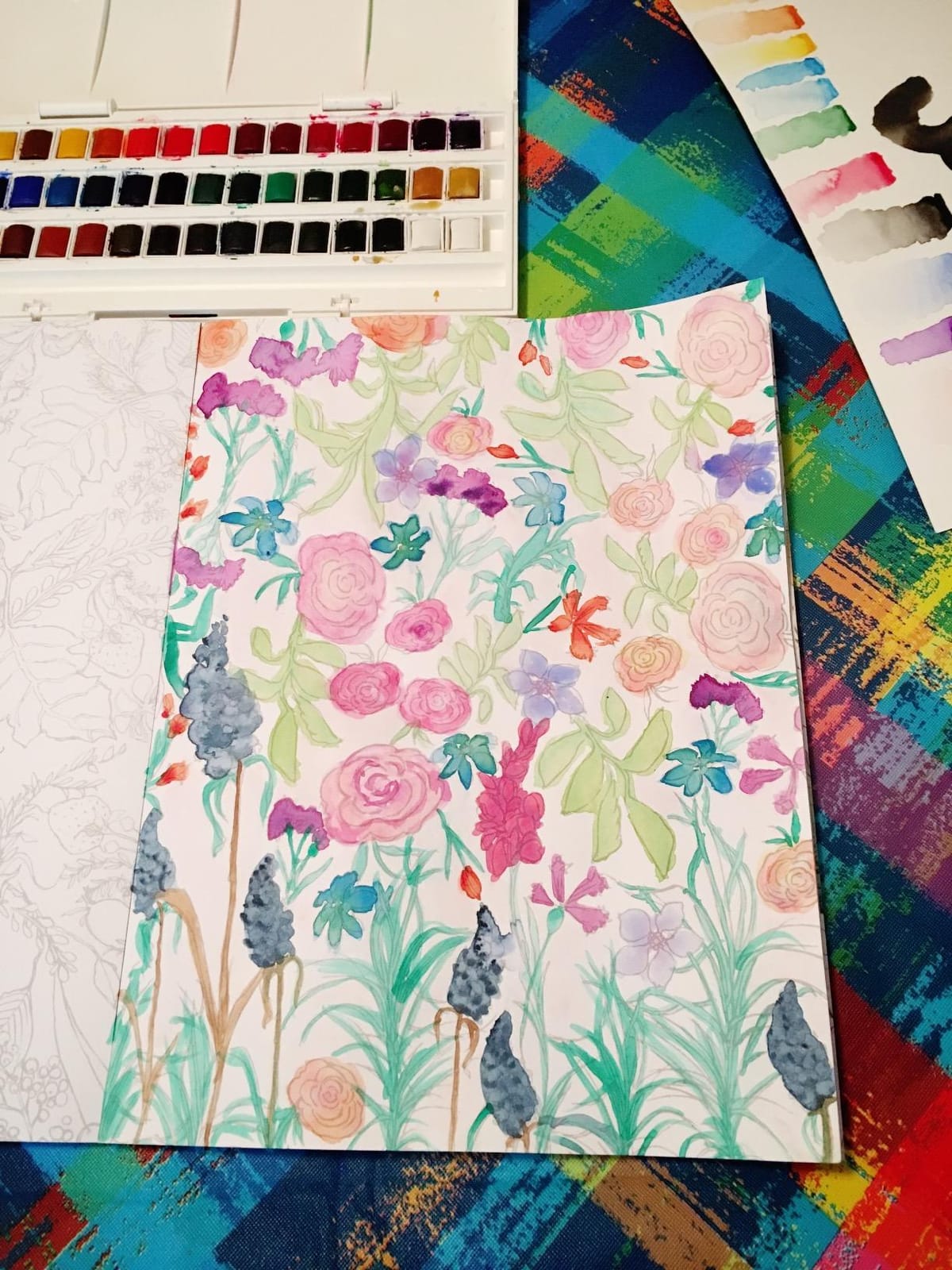 Painterly Days: The Woodland Watercoloring Book for Adults customer photo 1