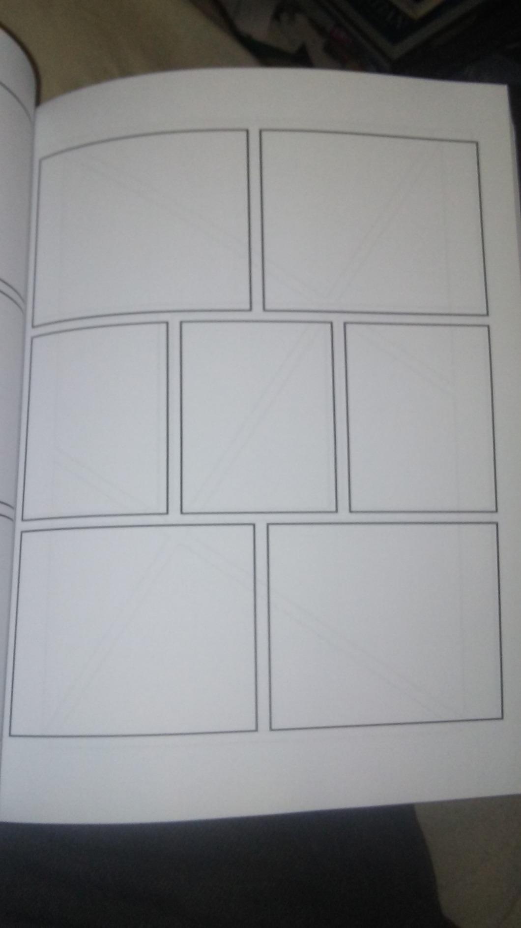 Blank Comic Book: Variety of Templates, 2-9 panel layouts, draw your own Comics customer photo 2