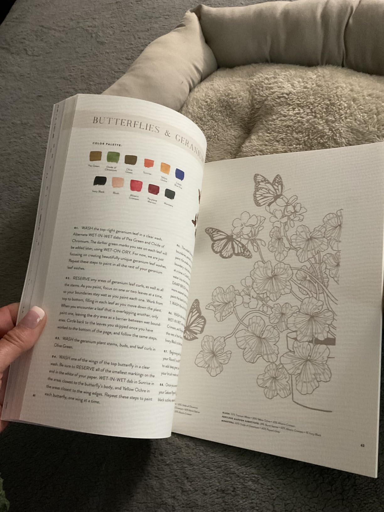 Watercolor Workbook: Flowers, Feathers, and Animal Friends: 25 Beginner-Friendly Projects on Premium Watercolor Paper customer photo 1