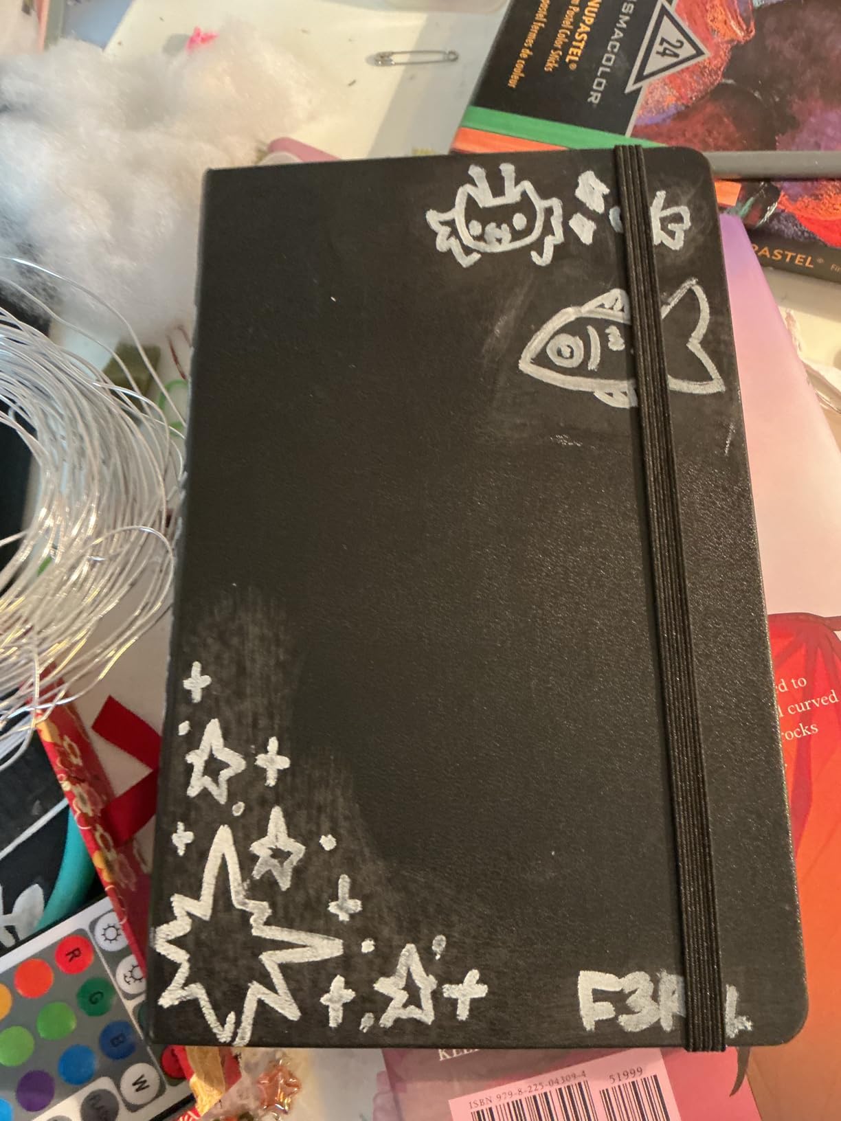 Moleskine Art Plus Sketchbook, Large, Plain, Black, Hard Cover (5 x 8.25) customer photo 2