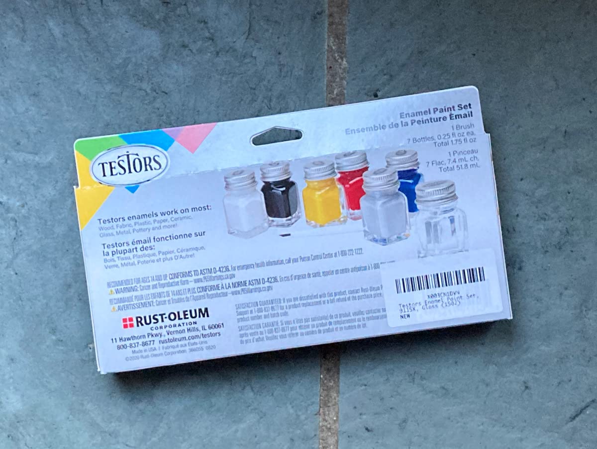 Testors Enamel Paint Set, 9115X, Gloss customer photo 2