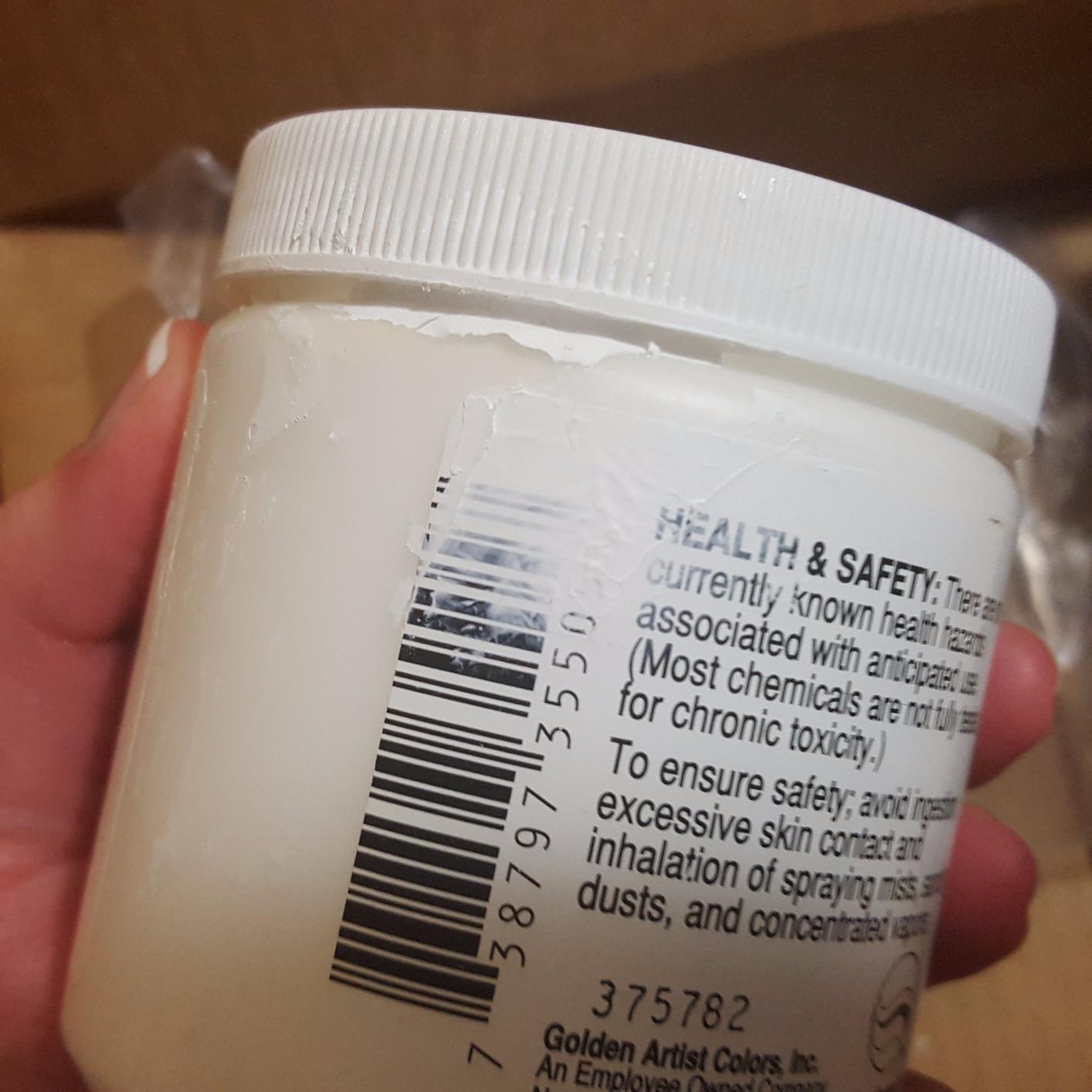 Golden Acrylic Gesso - 8 oz Jar customer photo 2