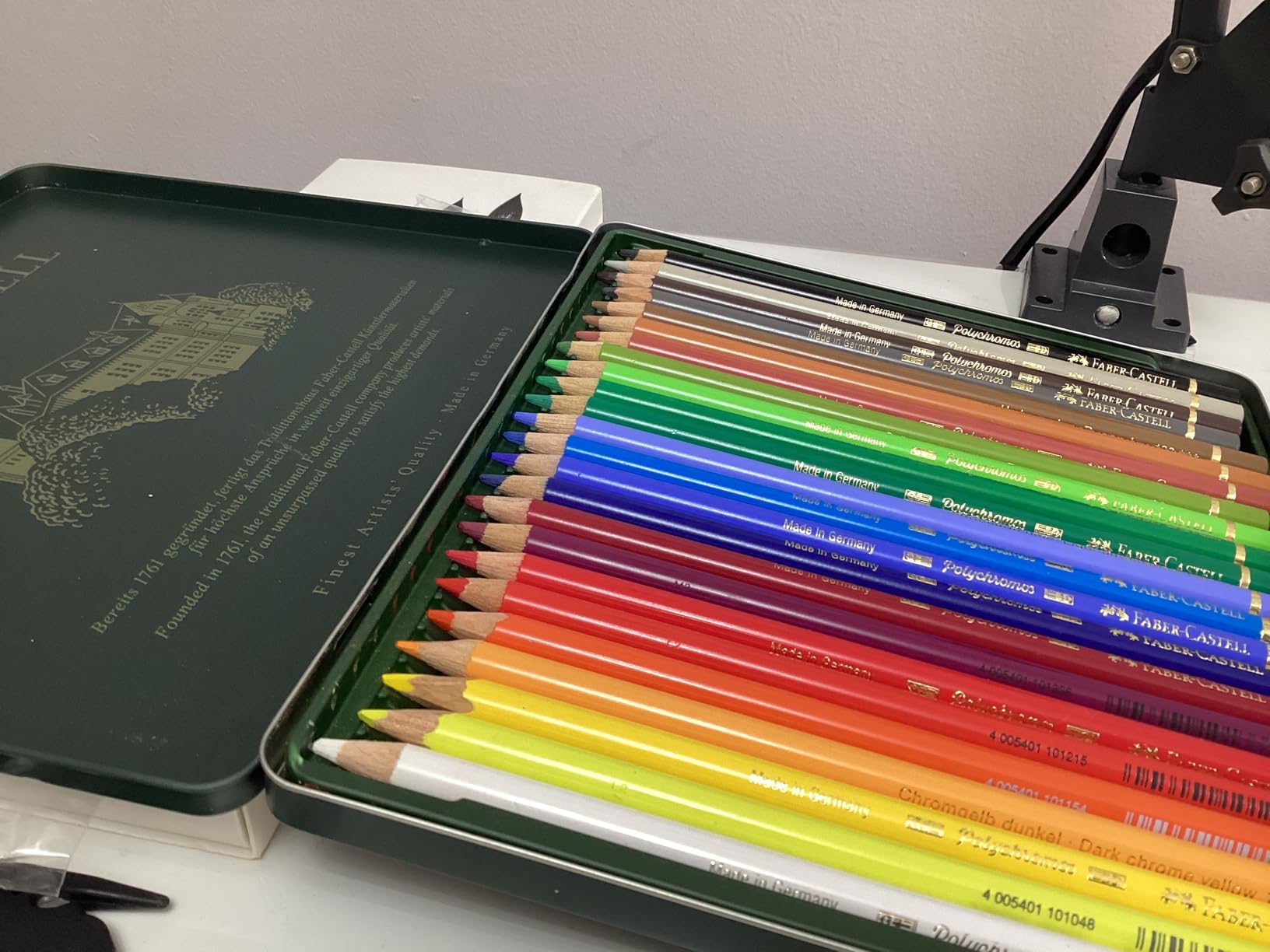 Faber-Castell Polychromos Artists' Color Pencils - Tin of 24 Colors - Premium Quality Artist Pencils customer photo 2