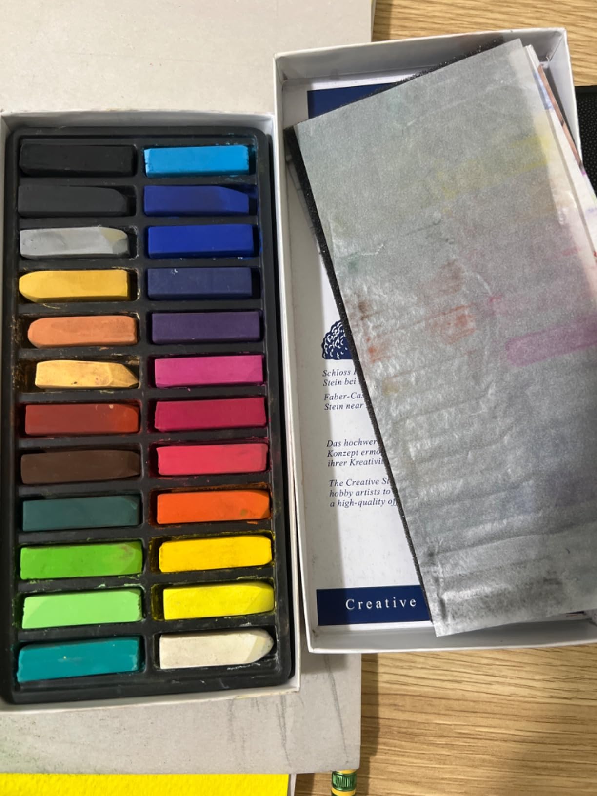Faber-Castell Creative Studio Soft Pastel Mini Sticks (1.25”) - 24 Vivid Colors customer photo 2