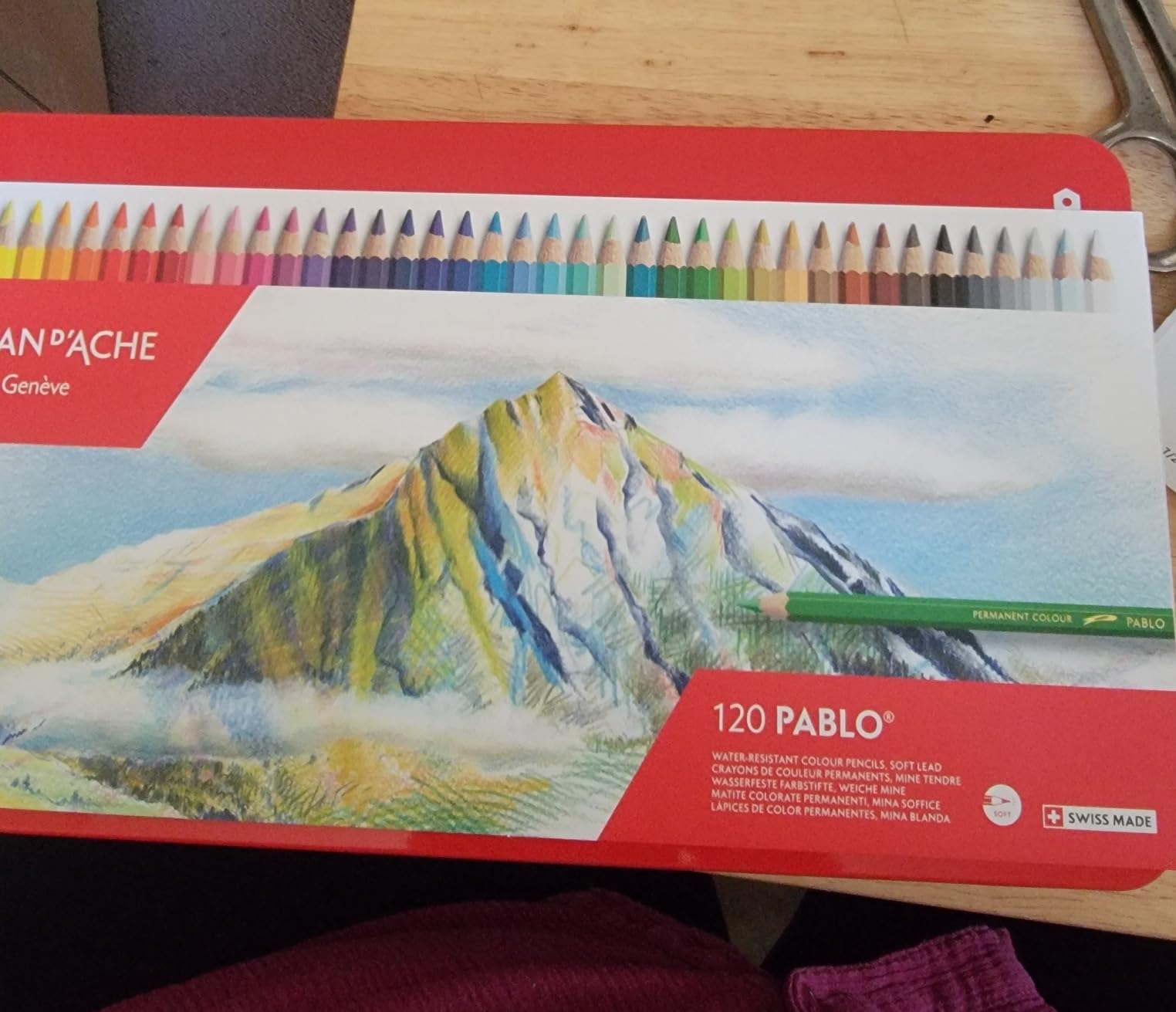 Caran d'Ache Pablo Colored Pencil Set Of 120 Metal Box (666.420) customer photo 2