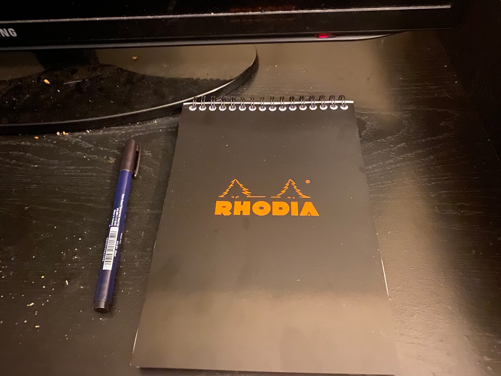 Rhodia Wirebound Pad 8.25x11.75, Lined, Orange customer photo 2