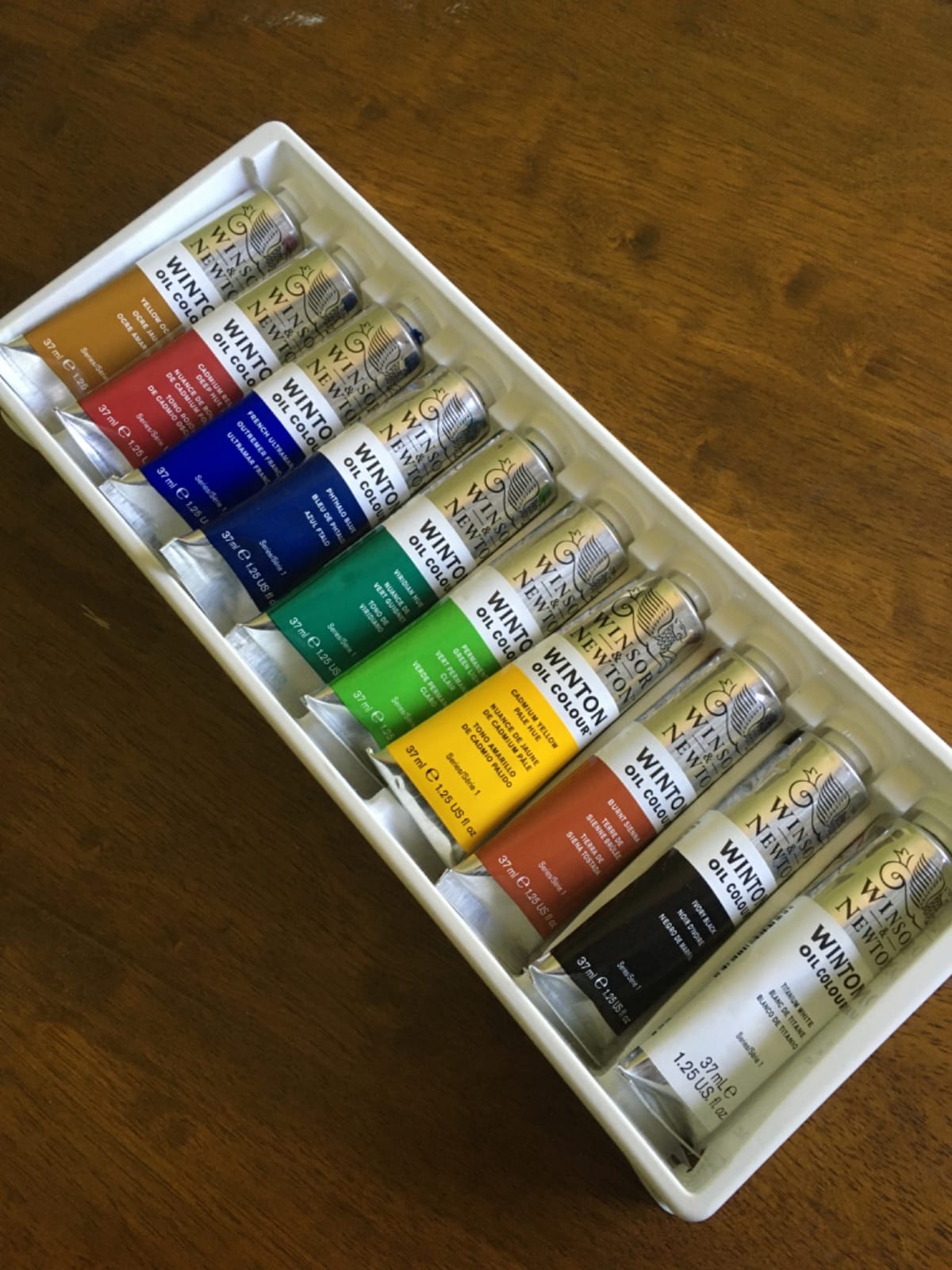 Winsor & Newton Winton Oil Color Paint, Starter Set, 10 x 37ml Tubes, 1.25 Fl Oz (Pack of 10) customer photo 2