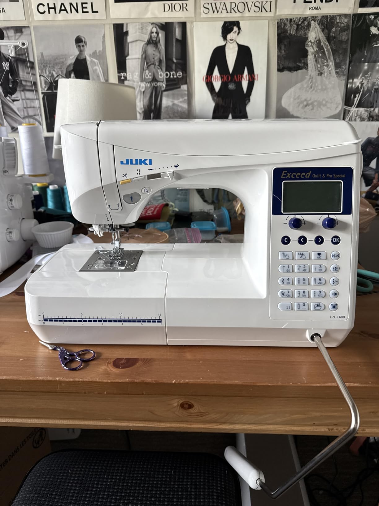 Juki HZL-F600 Computerized Sewing and Quilting Machine customer photo 2