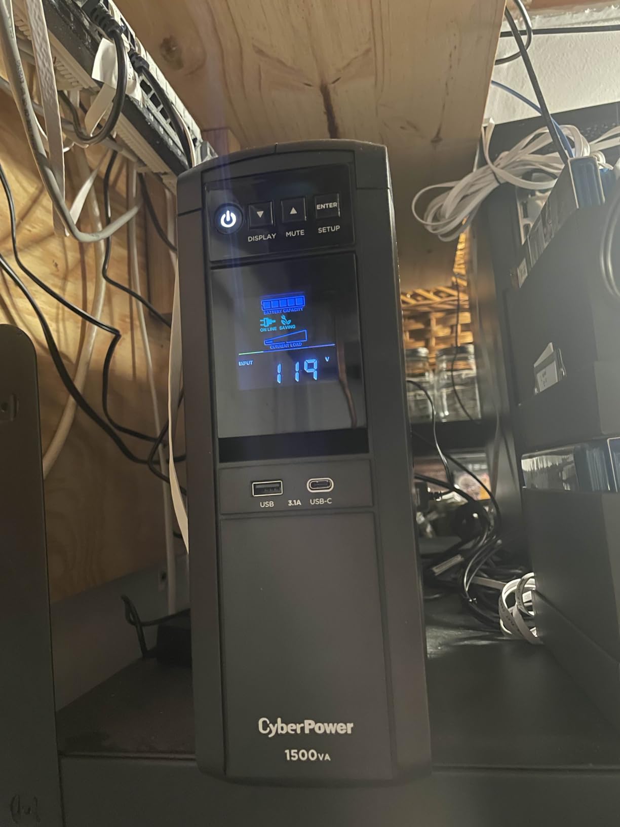 CyberPower CP1500PFCLCD PFC Sinewave UPS Battery Backup and Surge Protector customer photo 2