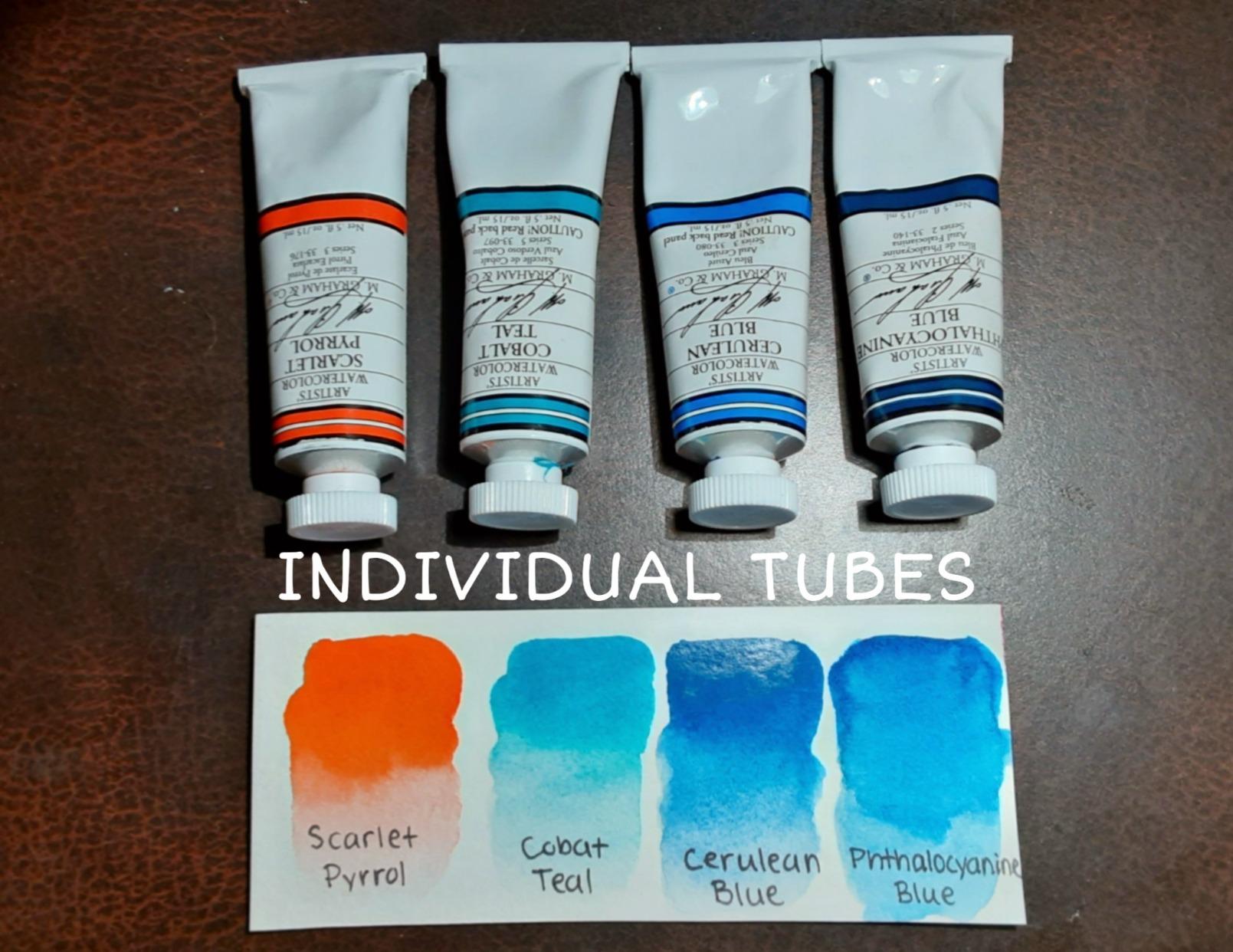 M. Graham & Co. 33-Set 1/2-Ounce Tube Watercolor Paint Basic 5-Color Set customer photo 2