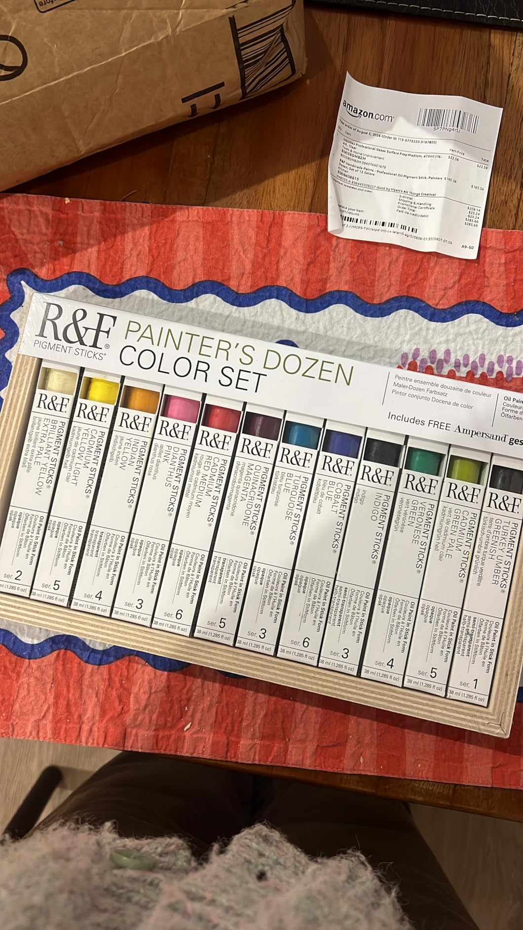 R&F Handmade Paints - Professional Oil Pigment Stick, Painters Dozen, Set of 12 Colors customer photo 2