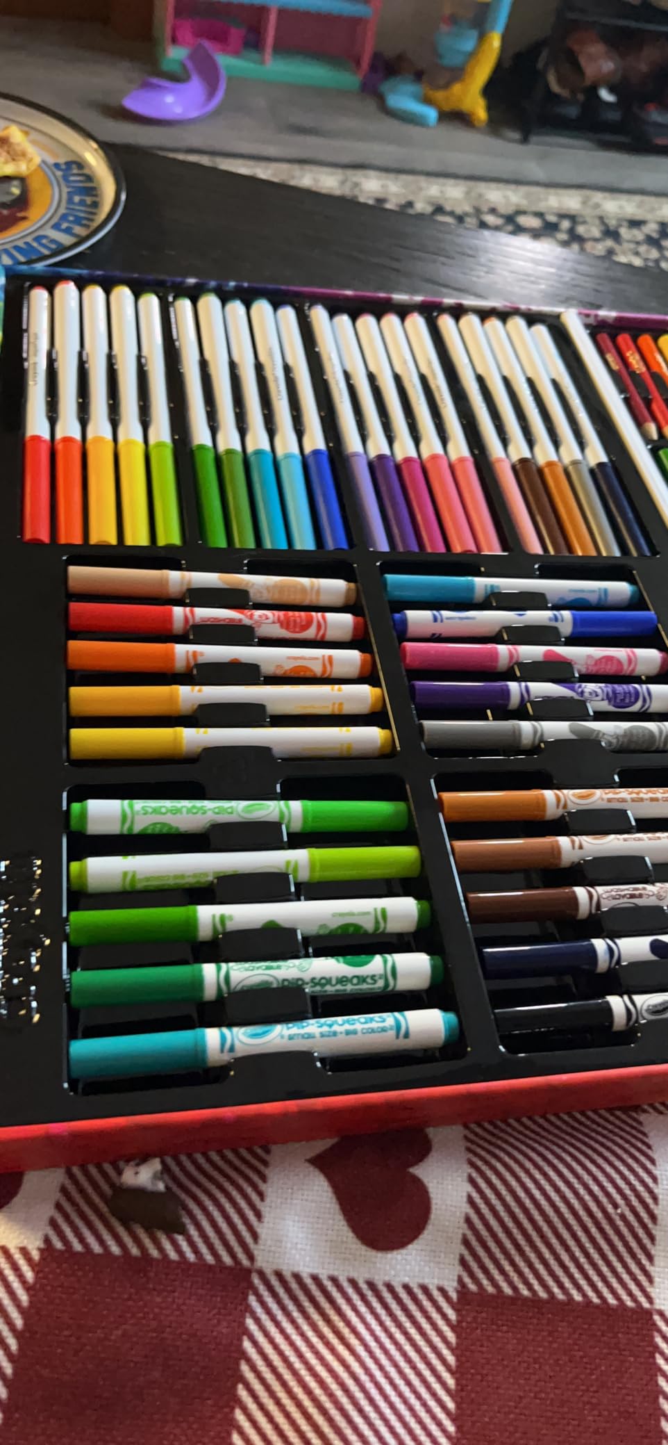 Crayola Inspiration Art Case Coloring Set, 140pc Space Theme – Art Kit for Kids, Crayons, Markers, Pencils, Gift for Boys & Girls, Ages 5, 6, 7, 8 [Amazon Exclusive] customer photo 1