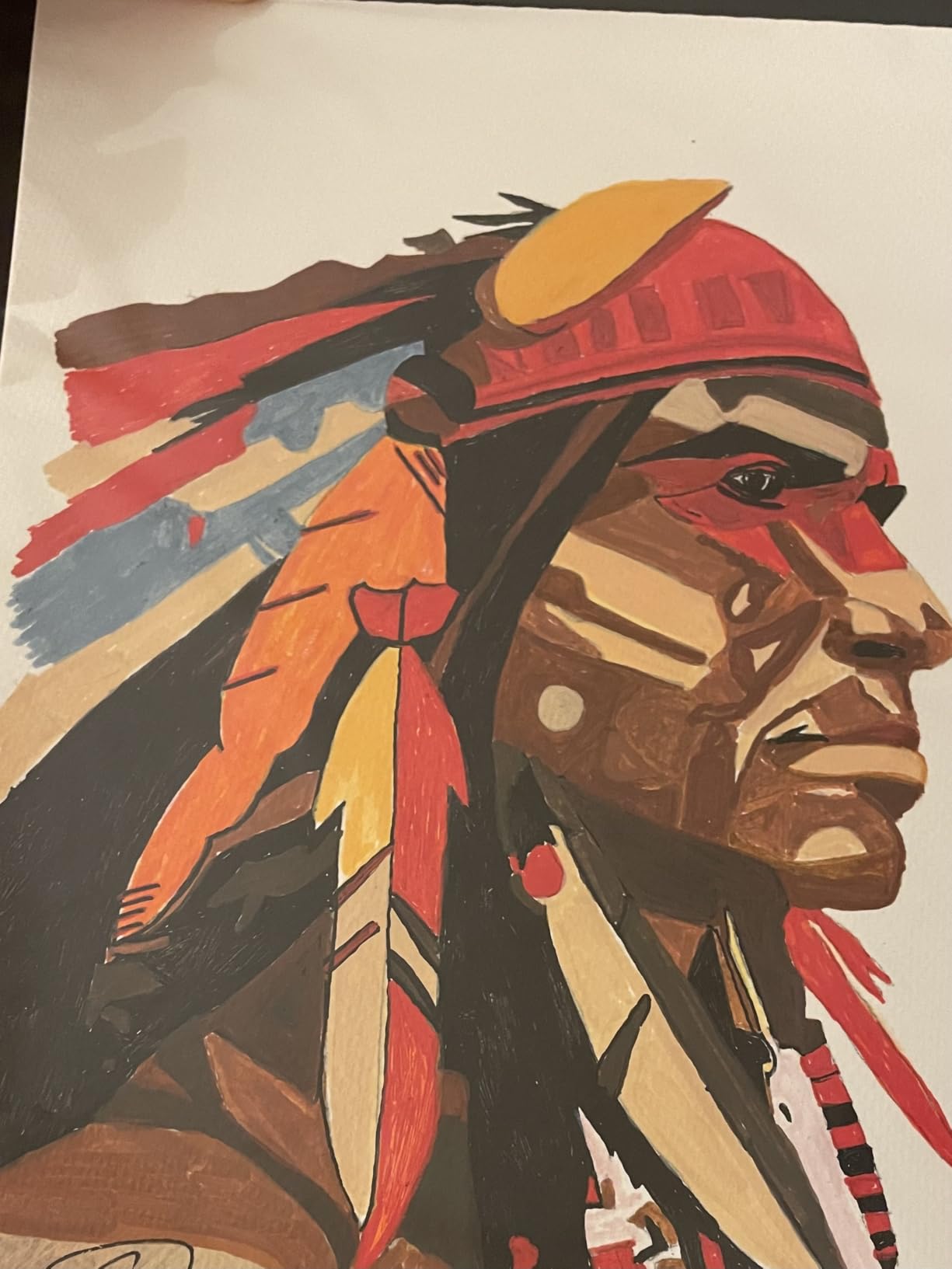Strathmore 400 Series Glue Bound Acrylic Paper Pad, 246 lb. Linen, 9 X 12 inches, White, 10 Sheets (430-9) customer photo 1