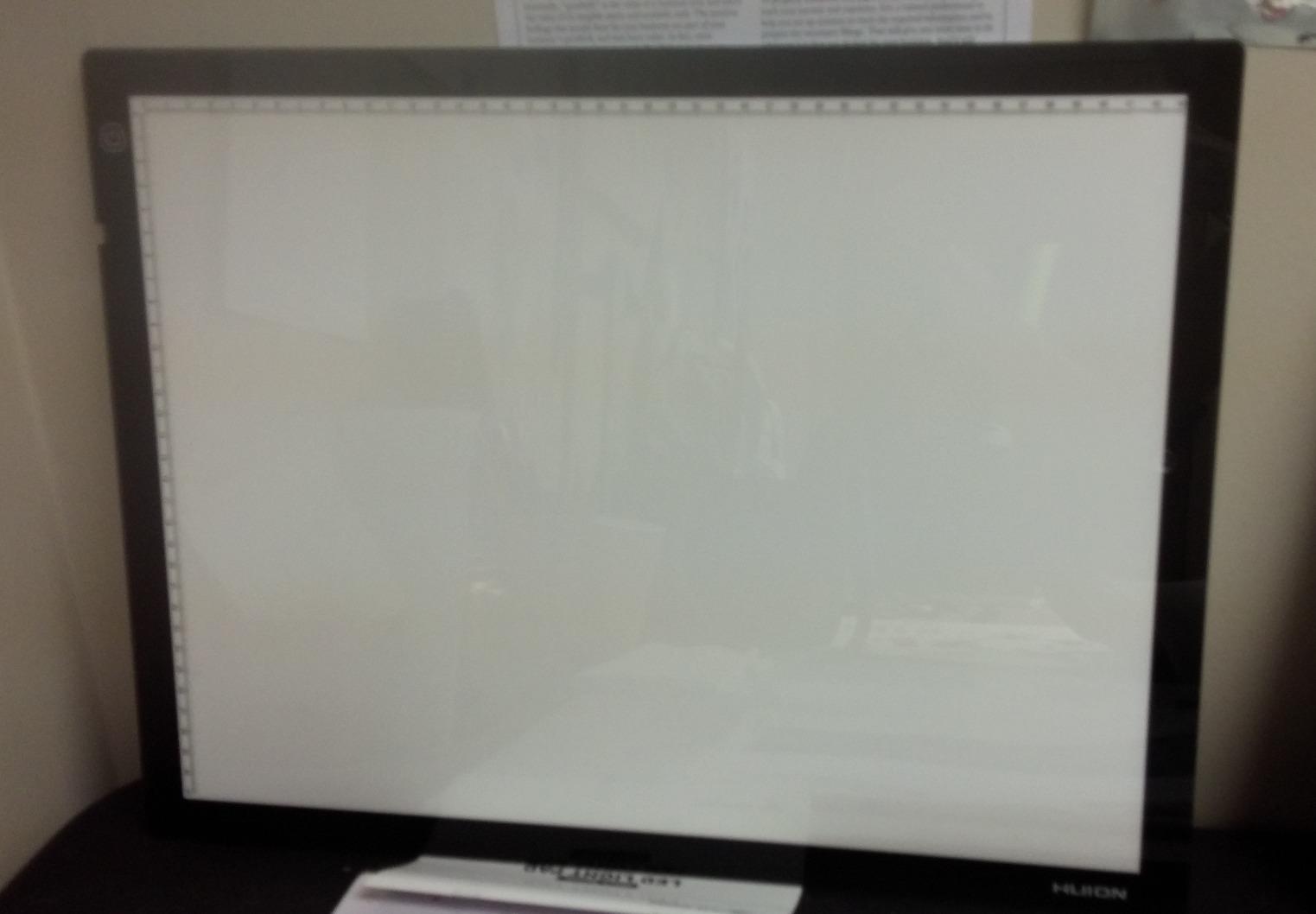 Huion A3 Light Box for Tattoo Tracing - AC Powered customer photo 1