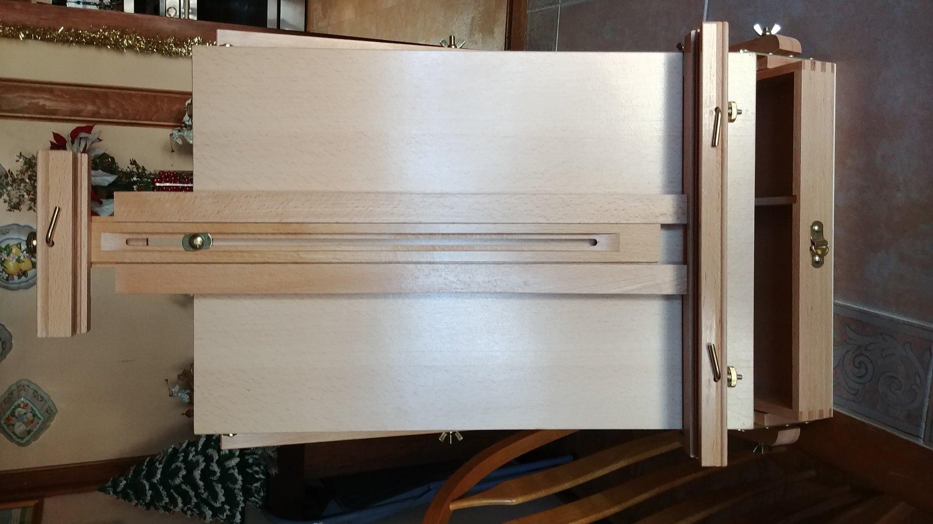U.S. Art Supply Large Beechwood French Easel, Adjustable Plein Air Easels customer photo 2