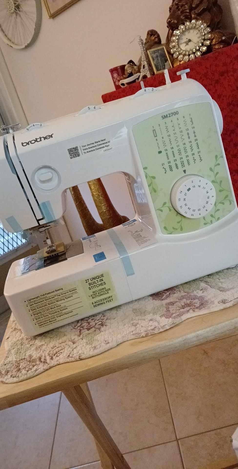 Brother SM2700 27-Stitch Free Arm Sewing Machine customer photo 2