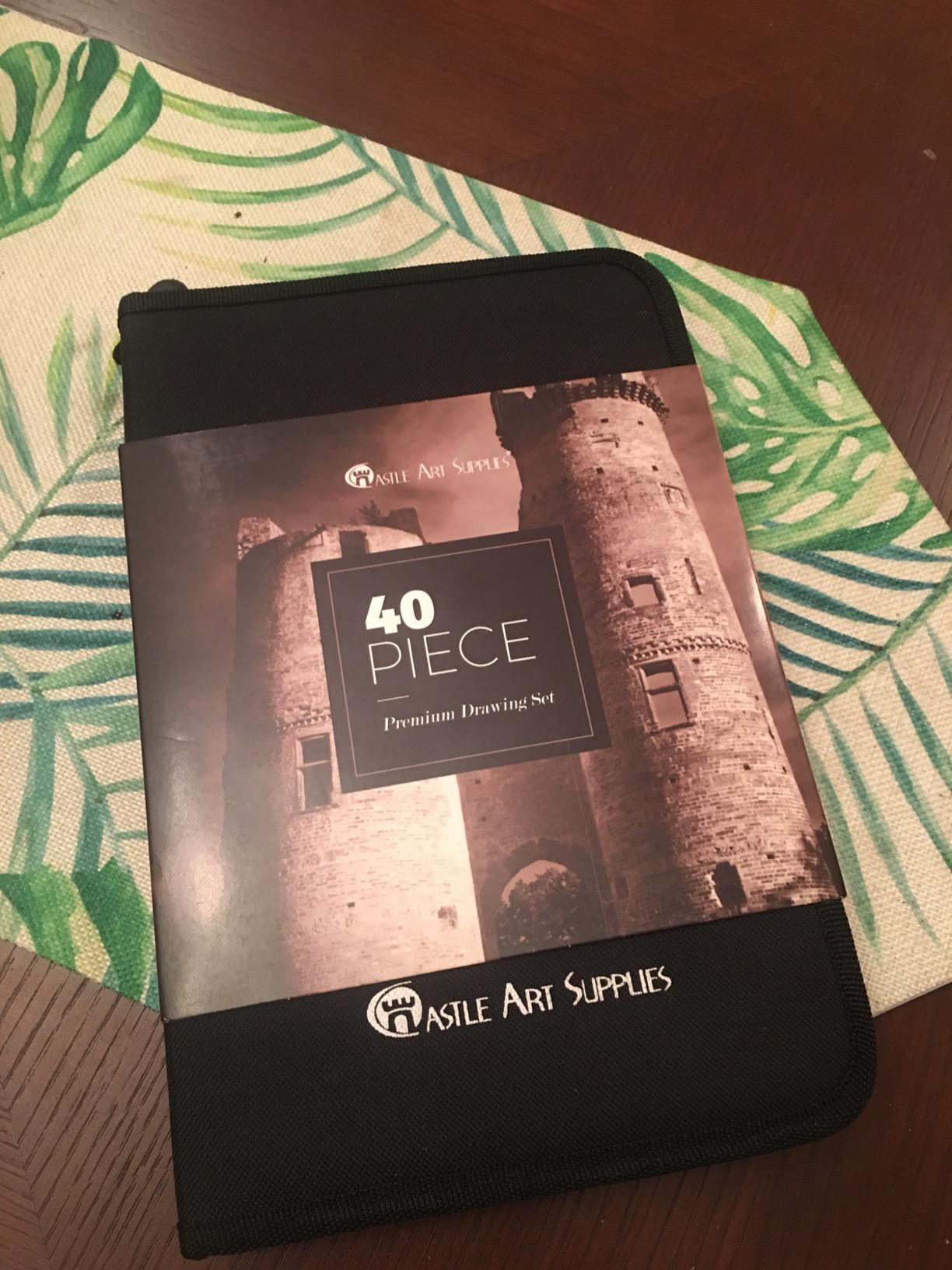 Castle Art Supplies 40 PieceDrawing, Sketching and Charcoal Set for Artists customer photo 2