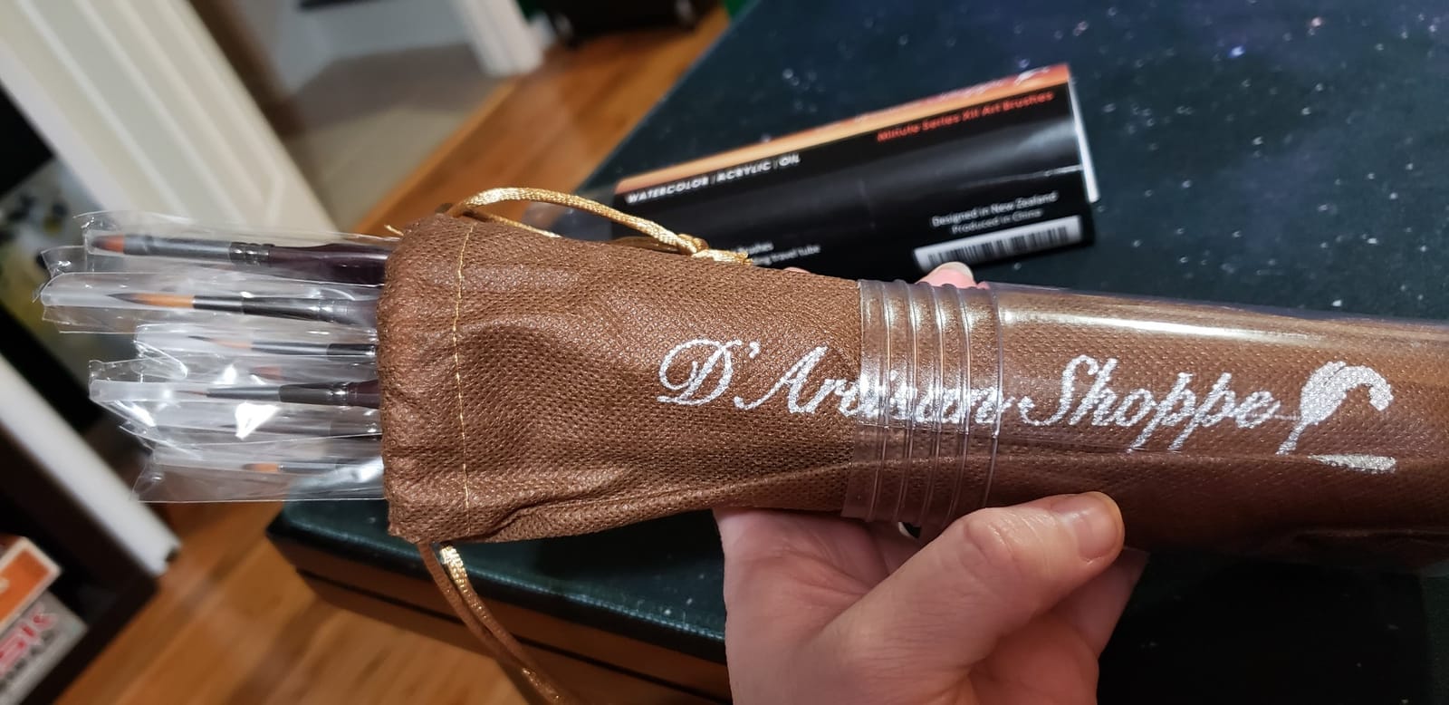 D'Artisan Shoppe Miniature Paint Brushes, Fine Detail Brushes for Models customer photo 1