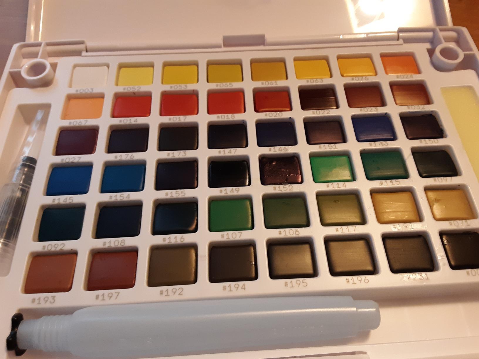 Koi Watercolor Pocket Field Sketch Box - 48 Colors-Assorted Colors customer photo 2