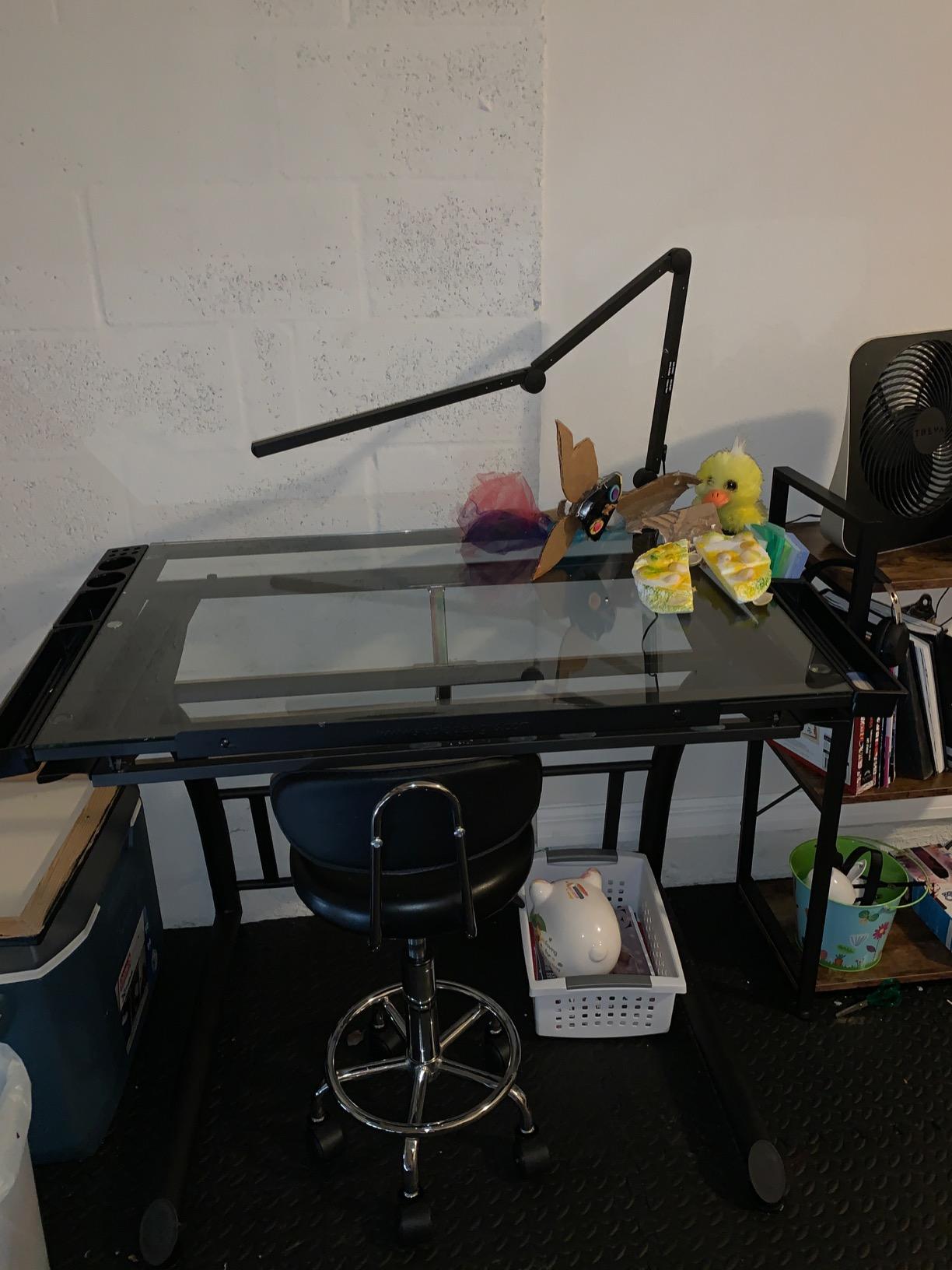 SD Studio Designs Triflex Drawing Table, Sit to Stand Up Adjustable Office Home Computer Desk, 35.25