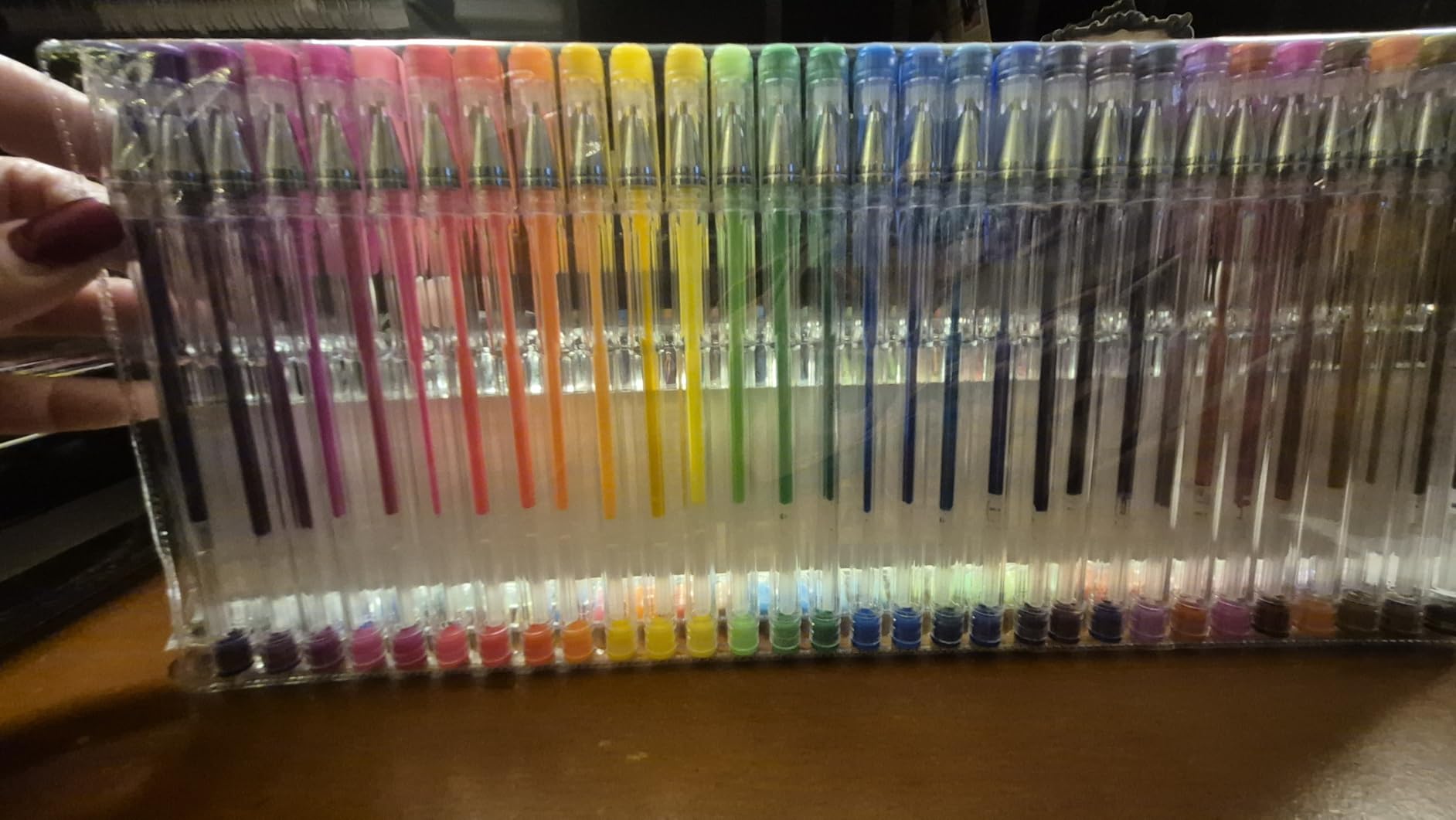 Shuttle Art 360 Pack Gel Pens Set, 180 Colors Gel Pen Set Plus 180 Color Refills Perfect for Adult Coloring Books Doodling Drawing Art Markers customer photo 1