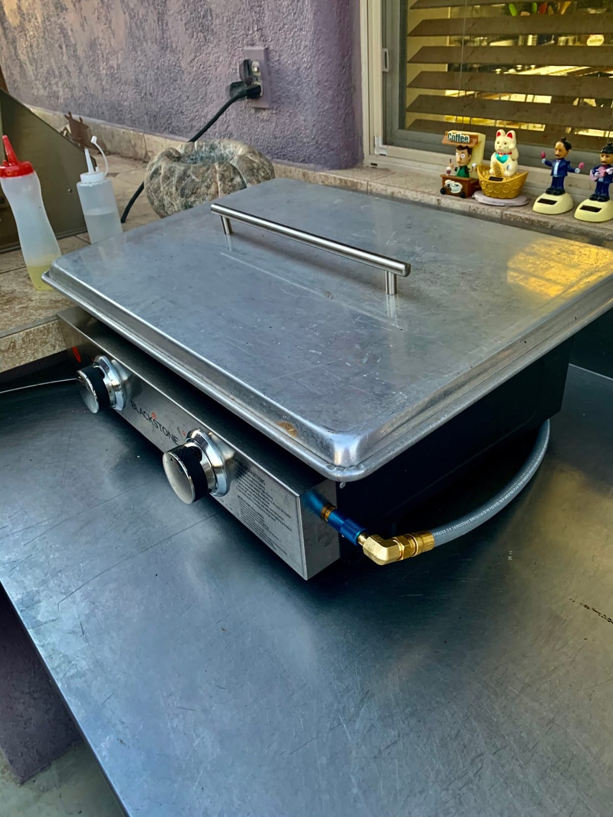 Blackstone 1666 22” Tabletop Griddle with Stainless Steel Faceplate, Powder Coated Steel, Black customer photo 1