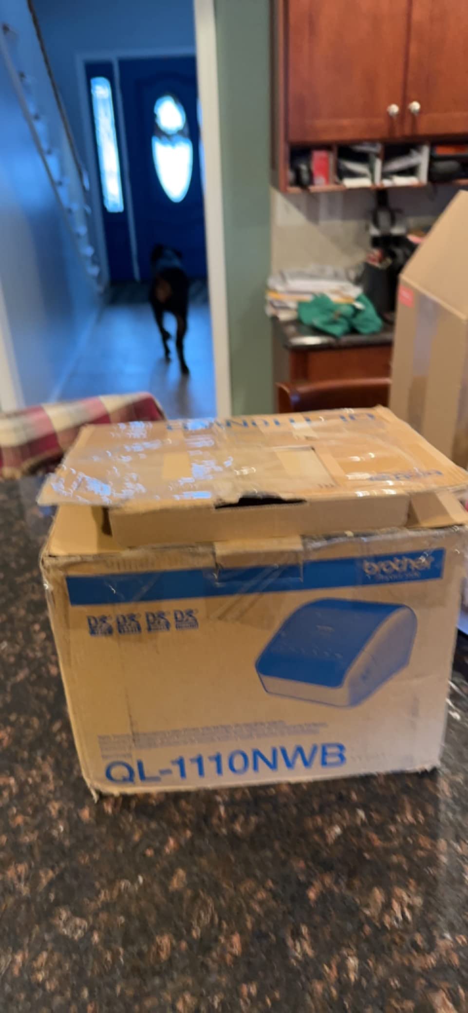 Brother QL-1110NWB Wide Format, Postage and Barcode Professional Thermal Monochrome Label Printer with Wireless Connectivity customer photo 2