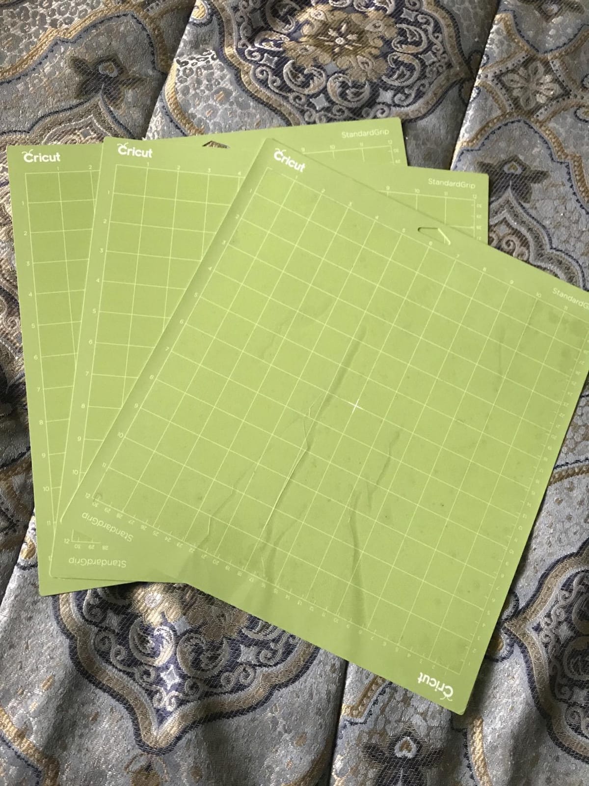 Cricut StandardGrip Machine Mats 12in x 24in, Green (3 Count) customer photo 1
