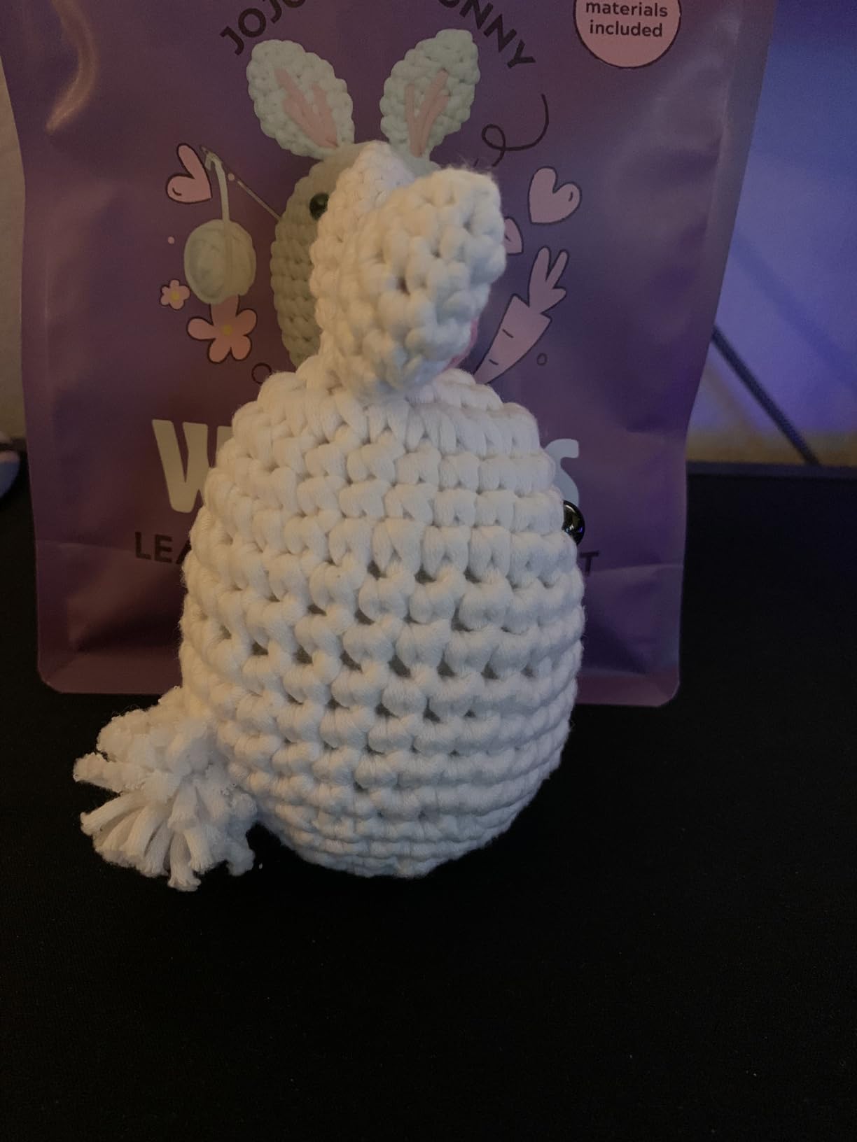 The Woobles Crochet Kit for Beginners (JoJo the Bunny) customer photo 2