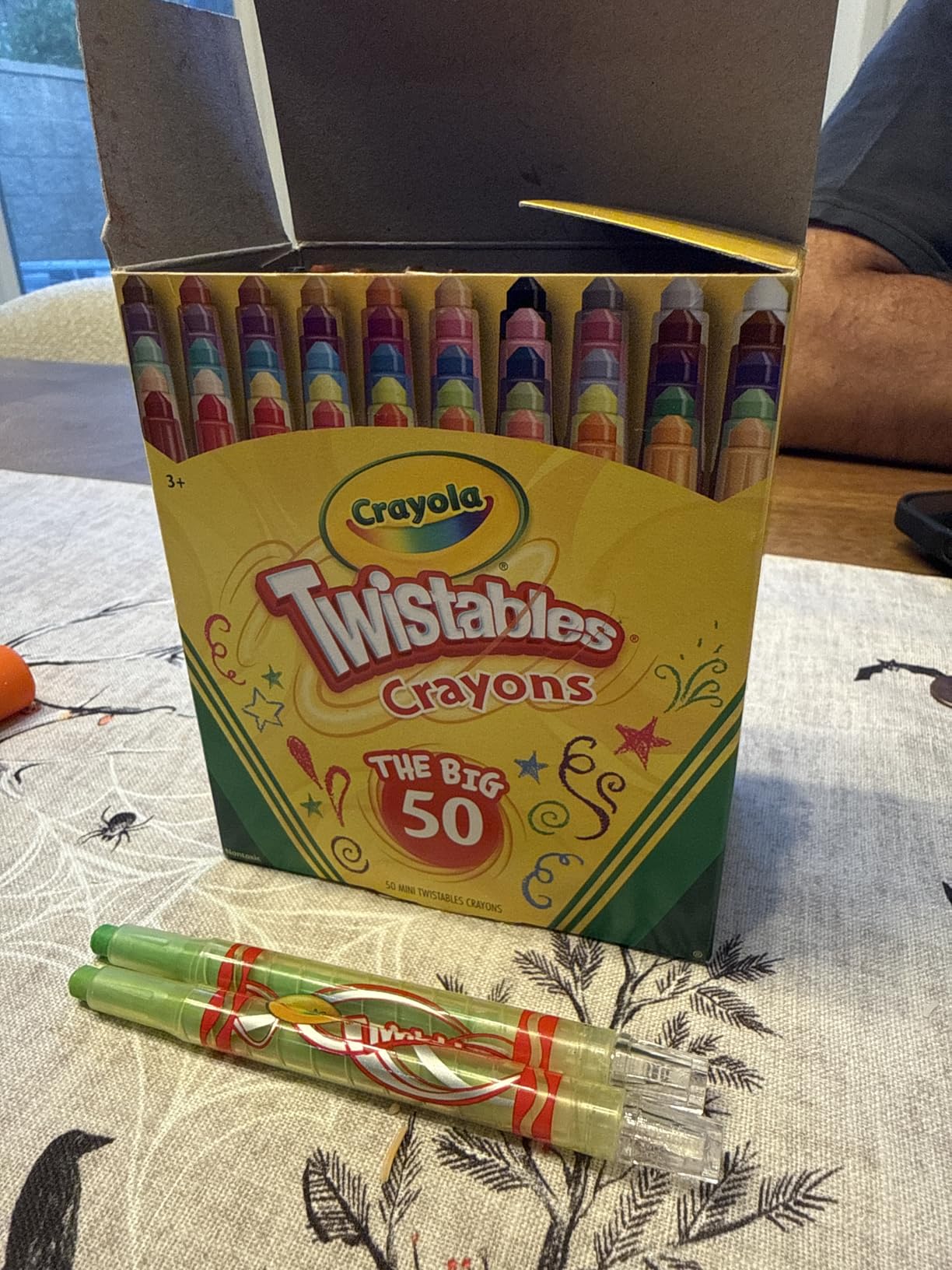 Crayola Mini Twistables Crayons for Kids (50ct), Cute Back to School Supplies for Kids, Crayons for Coloring Books, Gift for Toddlers Girls & Boys, Arts & Crafts, 3+ customer photo 1