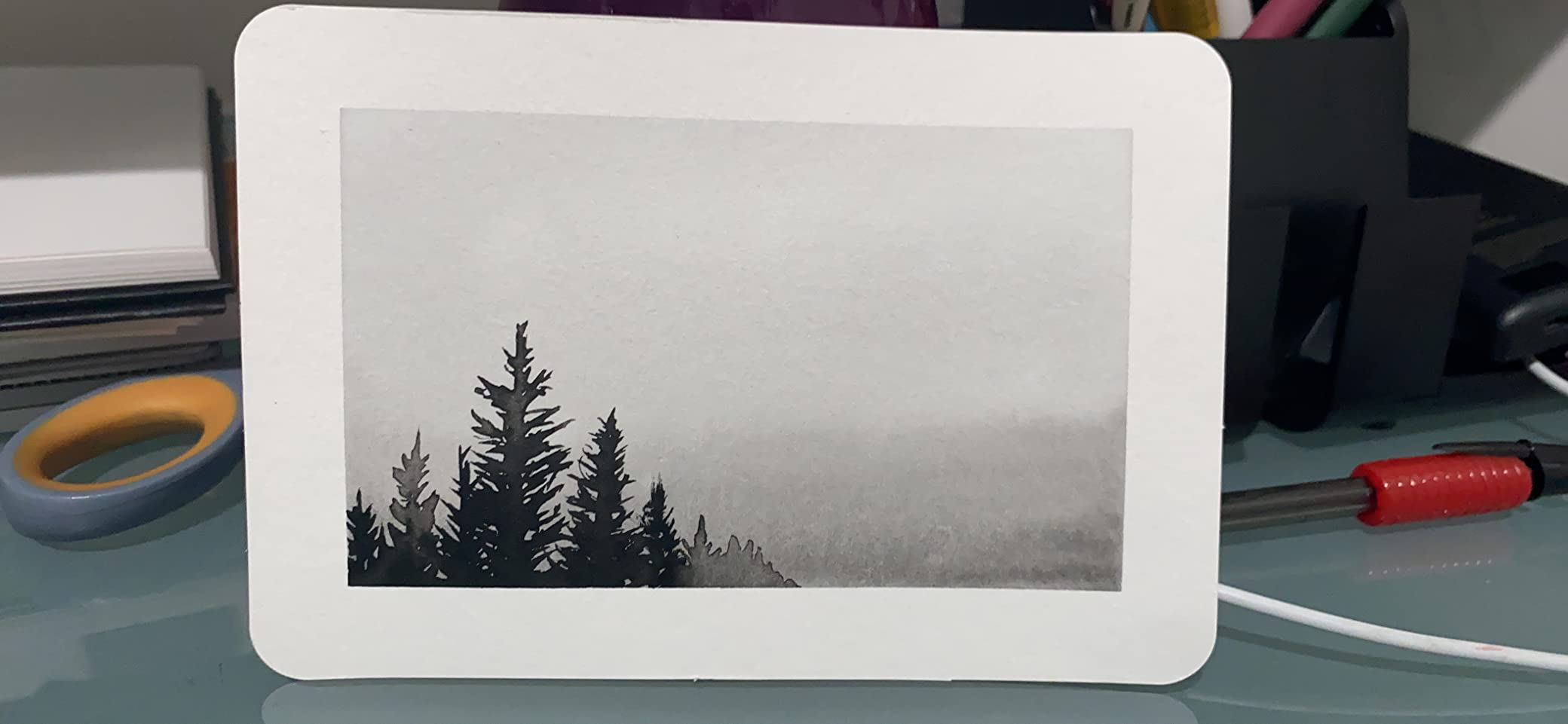 Hahnemuhle Watercolor Cards 230gsm Cold Pressed 4x5.75 Inches, 1 Set of 30 Cards customer photo 2
