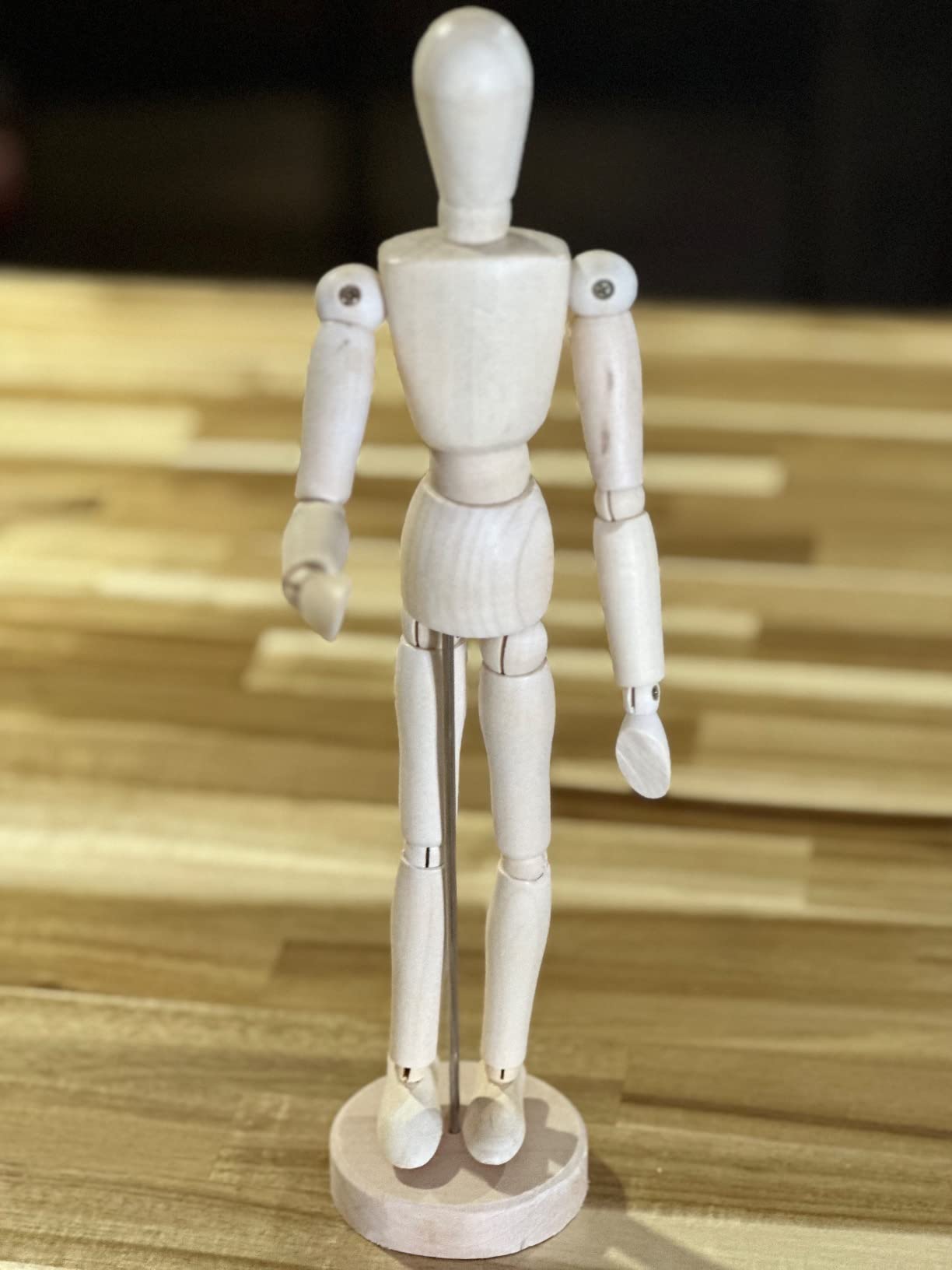 HSOMiD 12'' Artists Wooden Manikin Jointed Mannequin Perfect for Home Decoration / Drawing the Human Figure (A) customer photo 1
