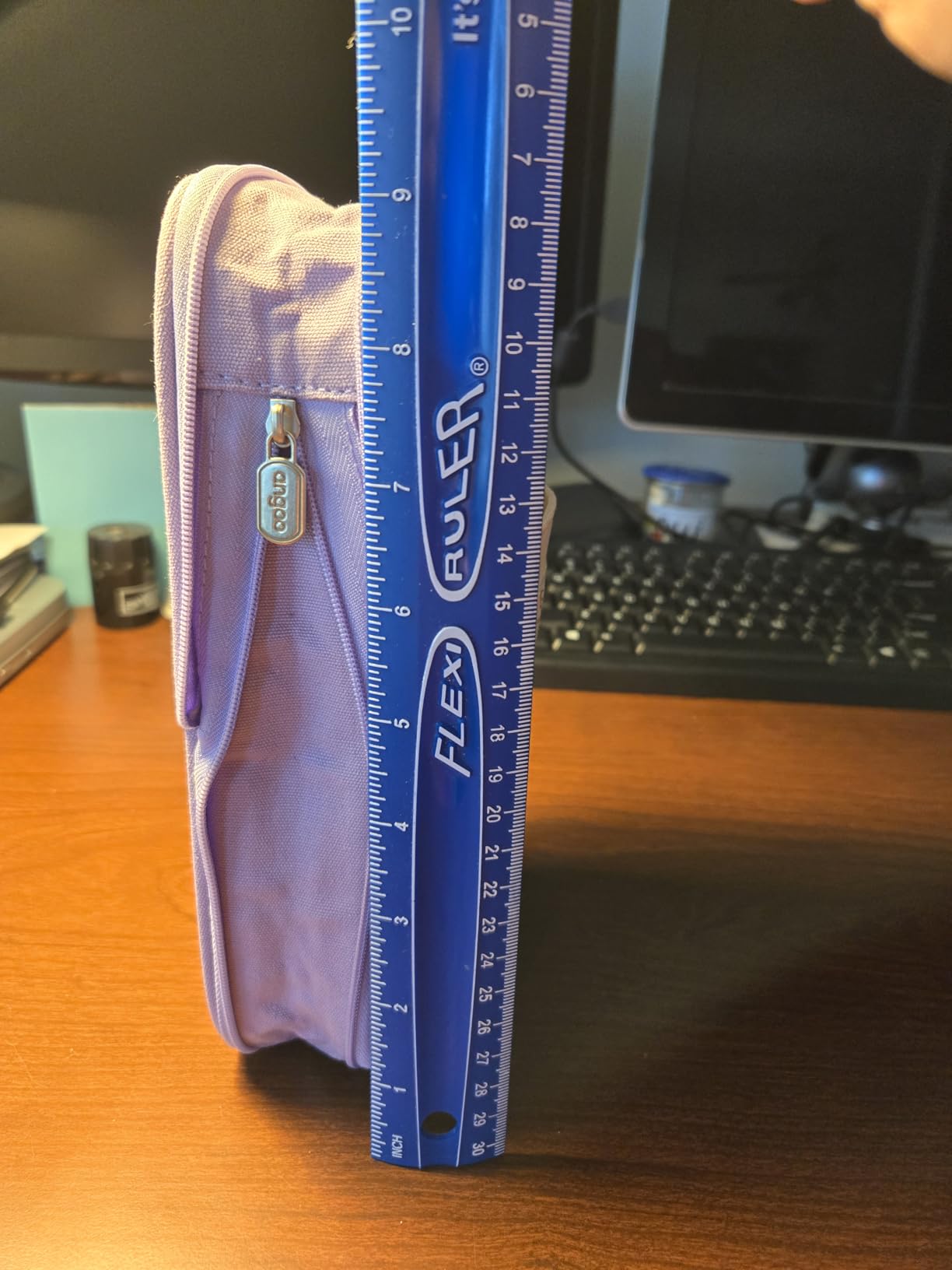 EASTHILL Big Capacity Pencil Pen Case Office College School Large Storage High Capacity Bag Pouch Holder Box Organizer Blue customer photo 1