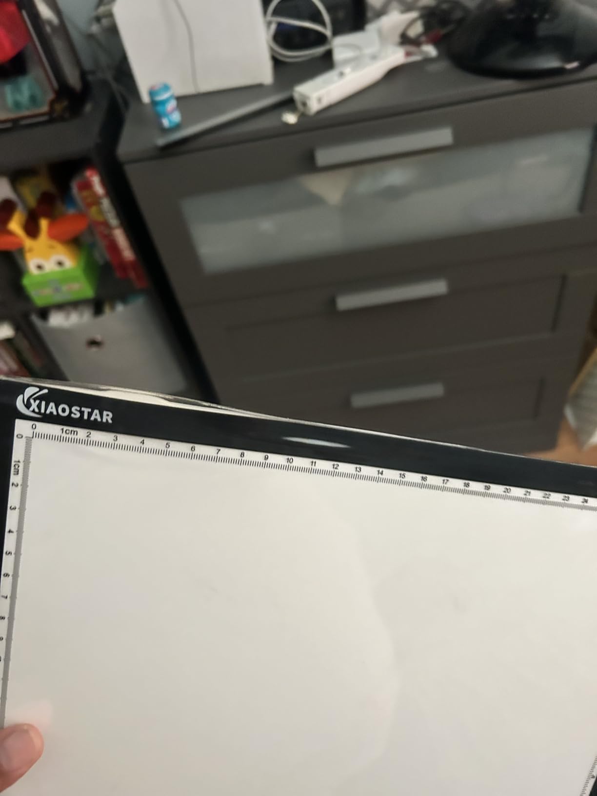 XIAOSTAR Light Box Drawing Pad, 12000 Lux LED Tracing Board A4, USB Powered (Not Rechargeable) PMMA Panel, Adjustable Brightness for Diamond Painting, Sketching, Animation, X-Ray–Includes Accessories | for Artists,Animation Drawing,Sketching,Animation,X-ray Viewing (Black) customer photo 2