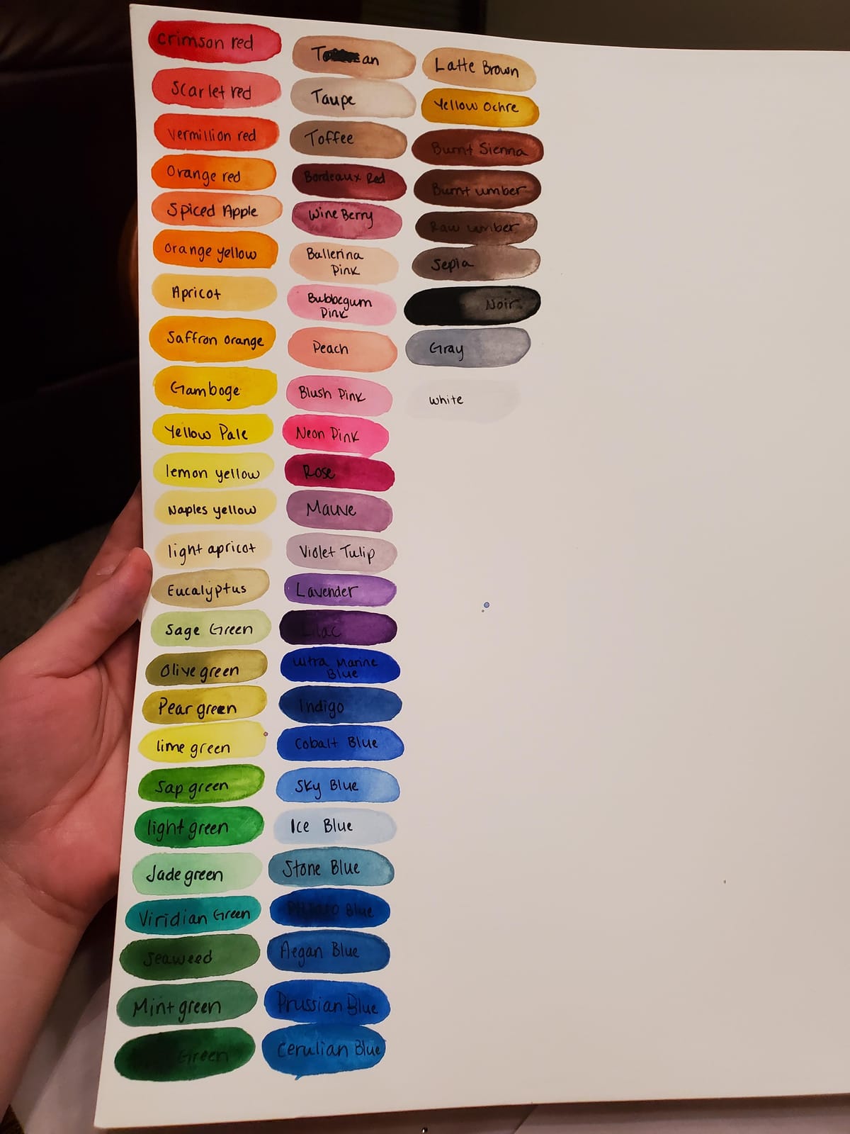 ARTEZA Watercolor Paint Set, 60 Colors, 12 ml/0.4 fl oz, Highly Pigmented customer photo 1