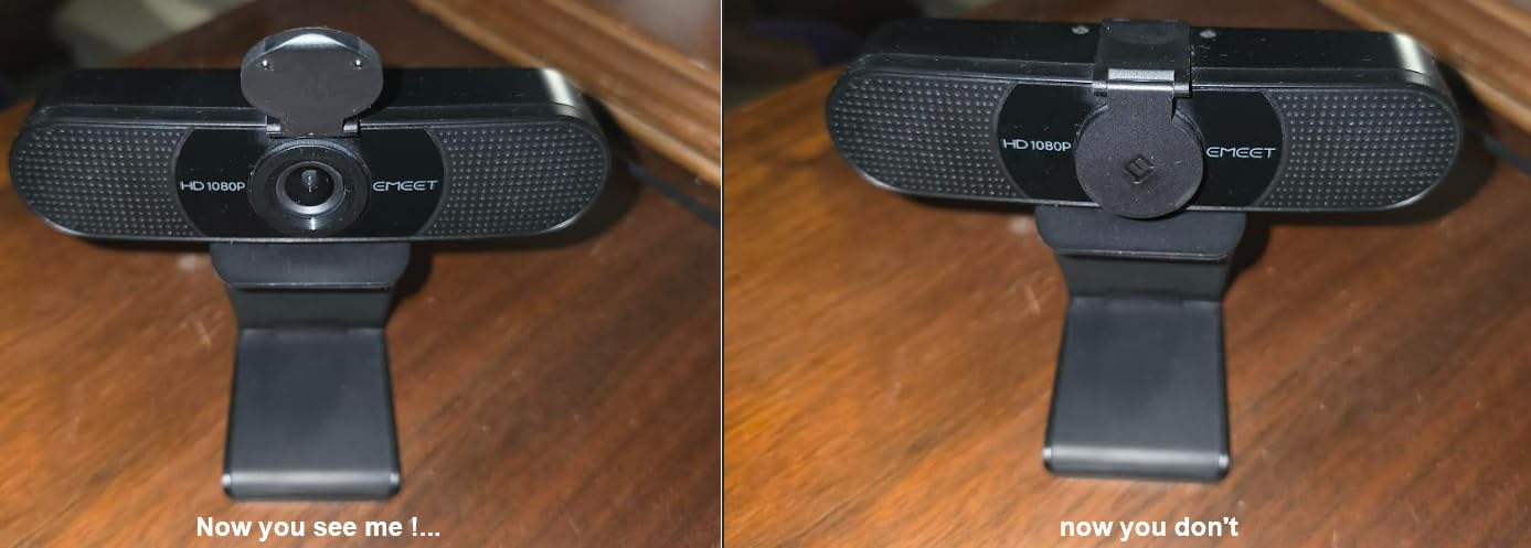 EMEET 1080P Webcam with Microphone, C960 Web Camera 2 Mics Streaming Webcam customer photo 1