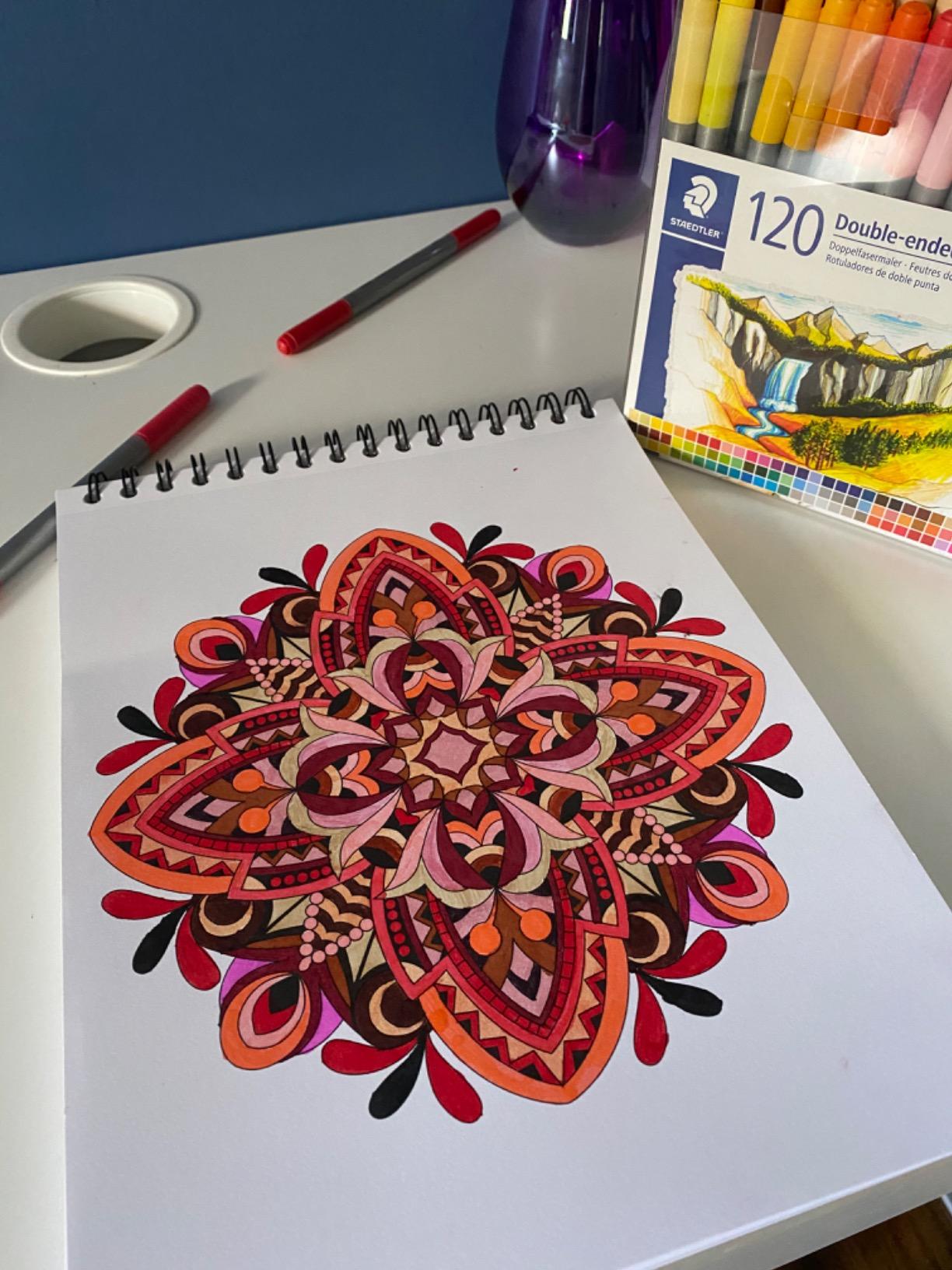 Staedtler Double Ended Markers, Assorted Bullet Tips, Assorted Colors, 36/Pack customer photo 2