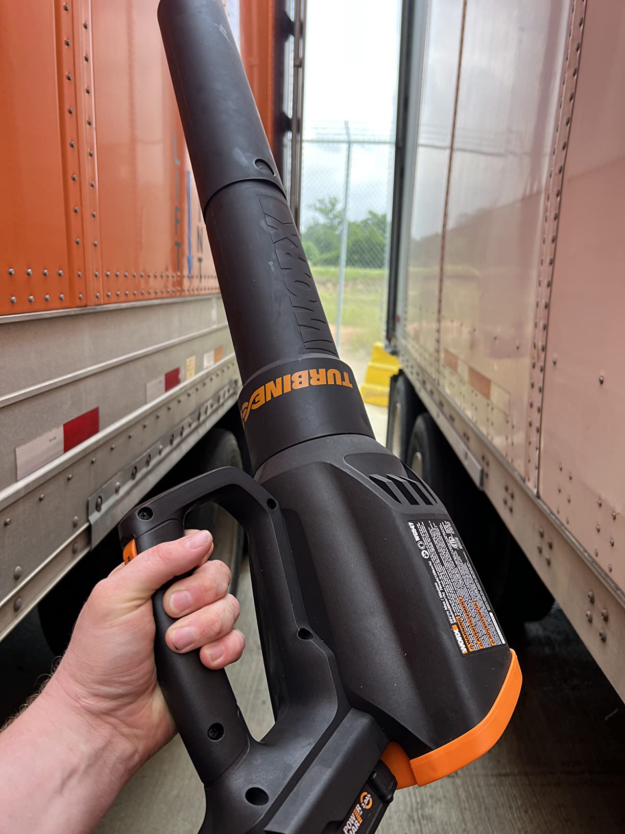 WORX Cordless Leaf Blower, 20V Electric Blower for Daily Lawn Care, WG547 customer photo 1