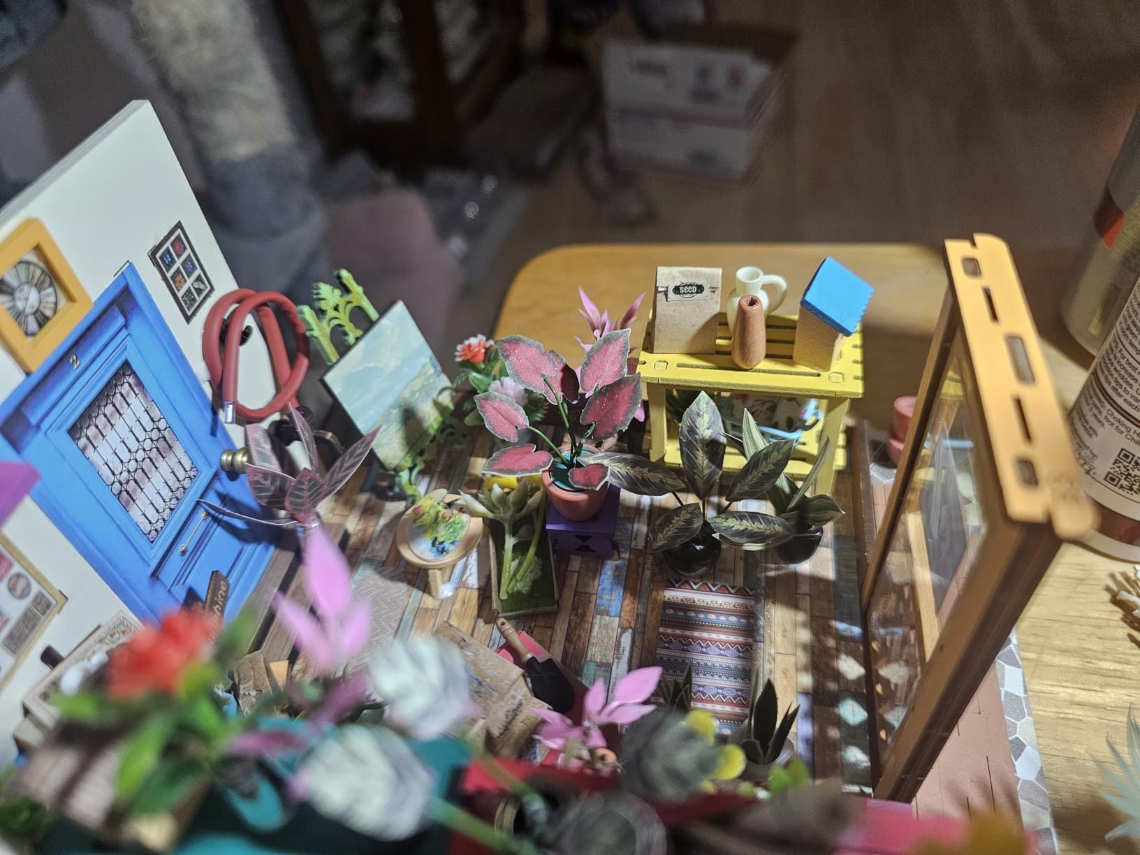 Rolife DIY Miniature Greenhouse Kits for Adults - Cathy's Flower House customer photo 1