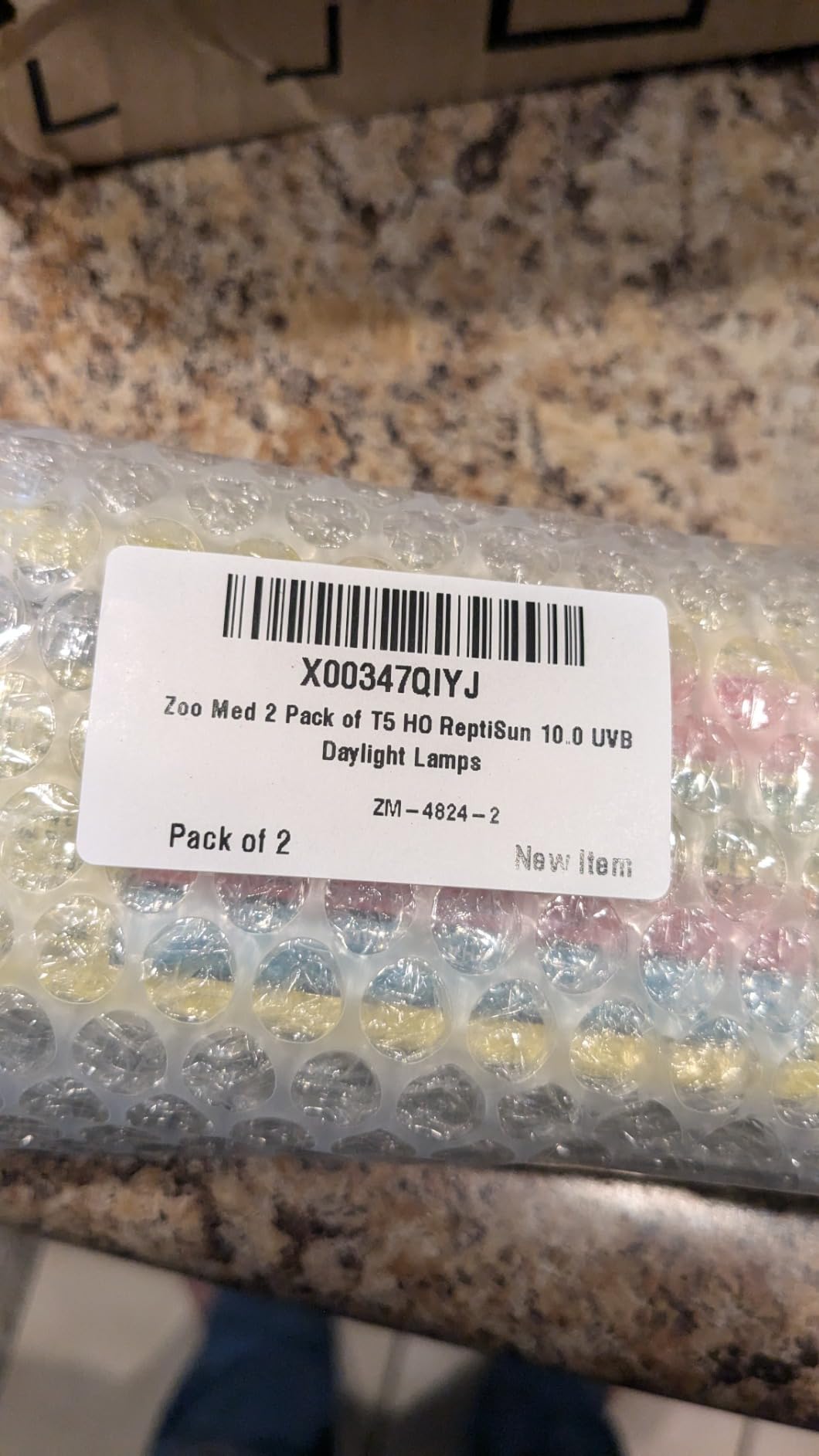 Zoo Med 24 Watt T5 HO ReptiSun 10.0 UVB Lamp, 2pk customer photo 1