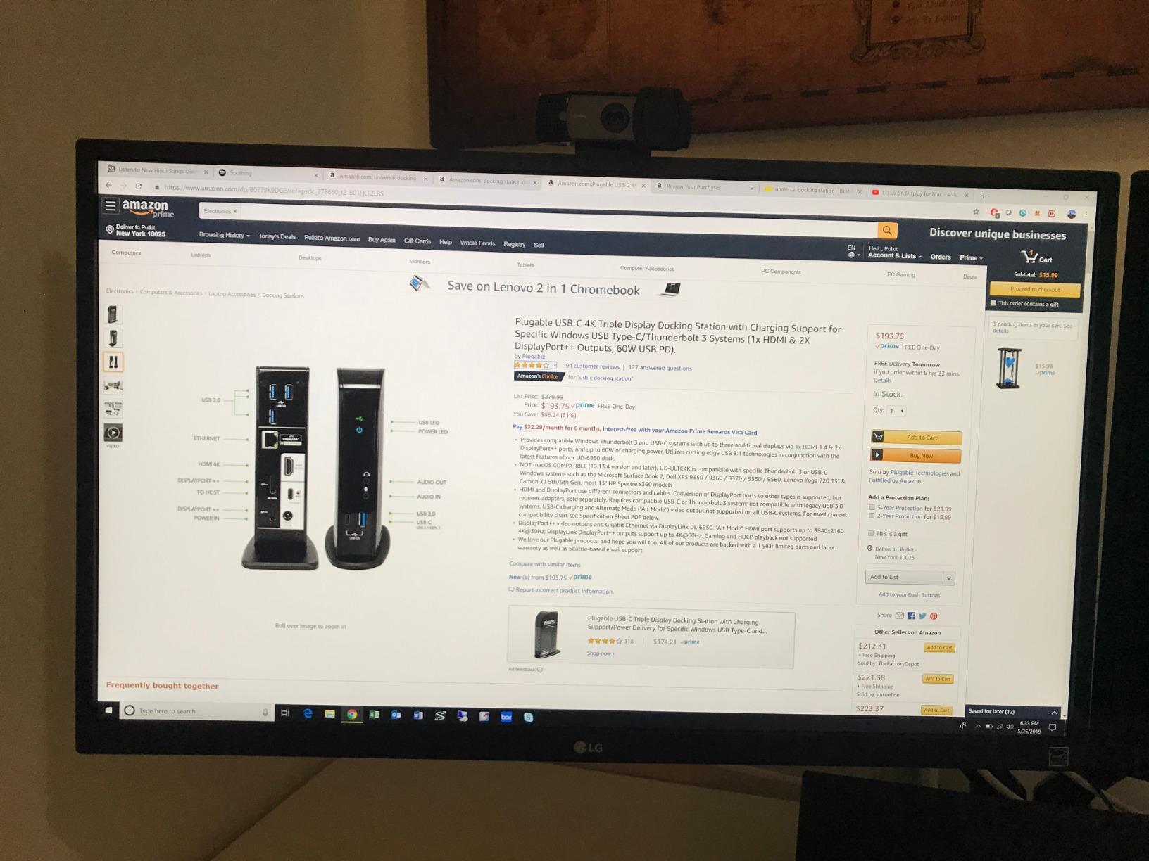 LG 27UL550-W 27-inch 4K UHD (3840 x 2160) Ultrafine Computer Monitor, IPS, AMD FreeSync, Tilt/Height/Pivot Adjustable Stand, HDR10, HDMI, DisplayPort, Black Stabilizer, White customer photo 1