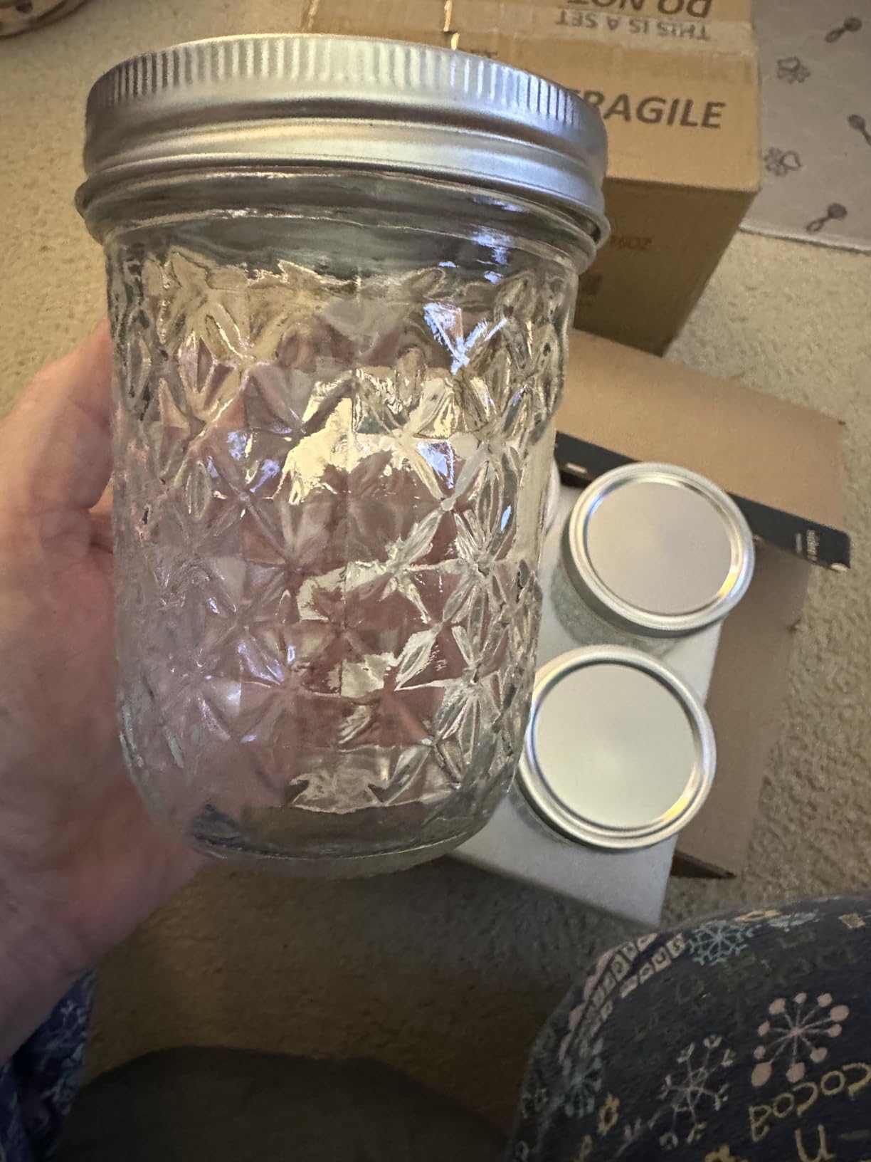 VERONES 12 Packs 16oz Wide Mouth Mason Jars, Mason Jars with Lids and Bands customer photo 1