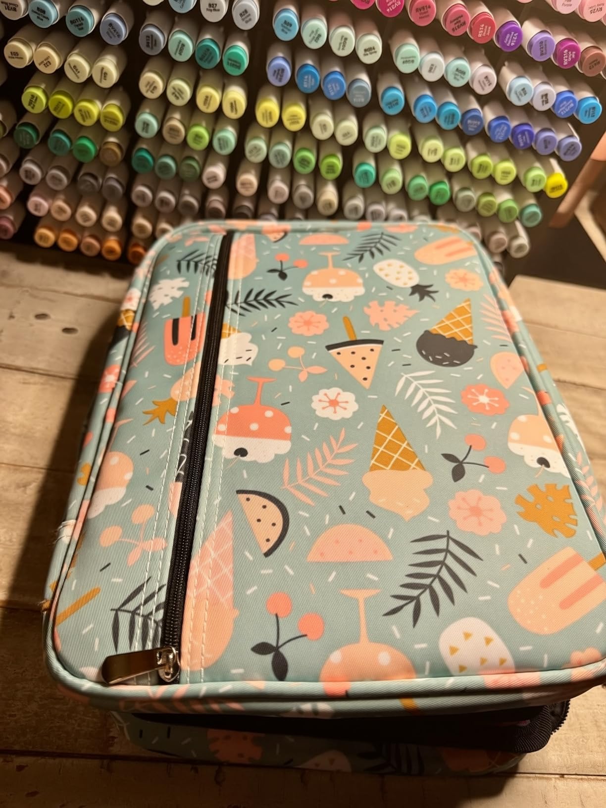 JAKAGO 220 Slots Colored Pencil Case Large Capacity Pen Holder customer photo 2
