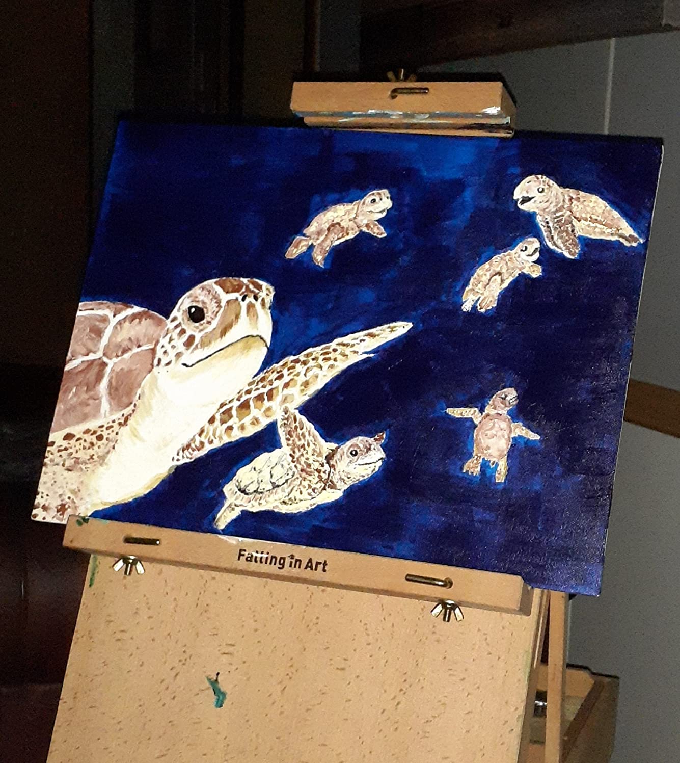 Falling in Art Light Weight French Style Field and Sketchbox Easel customer photo 1