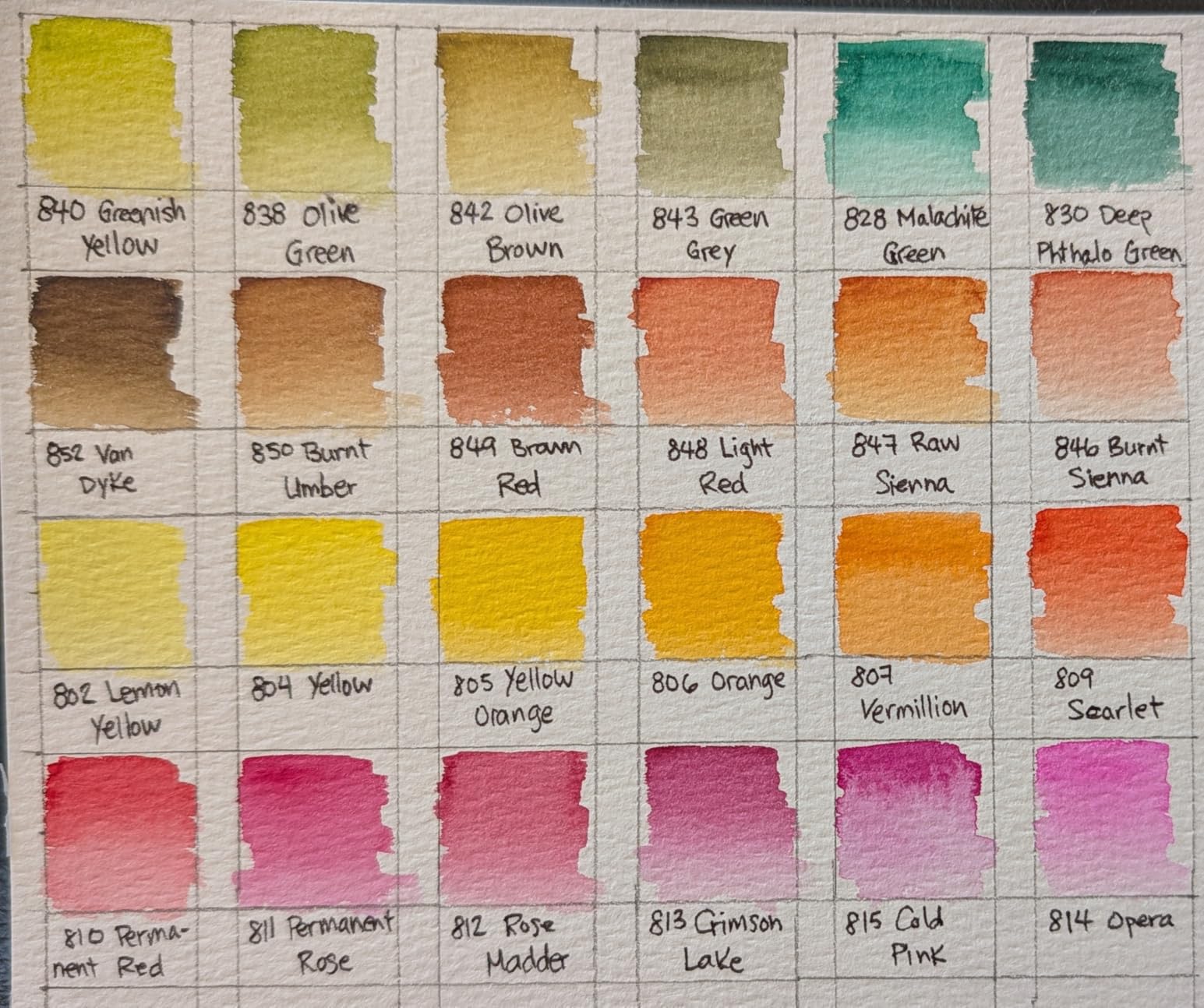MUNGYO Professional Half Pan Size Water Colors Set in Tin Case/Integral Mixing Palette in The lid (24 Colors) customer photo 2