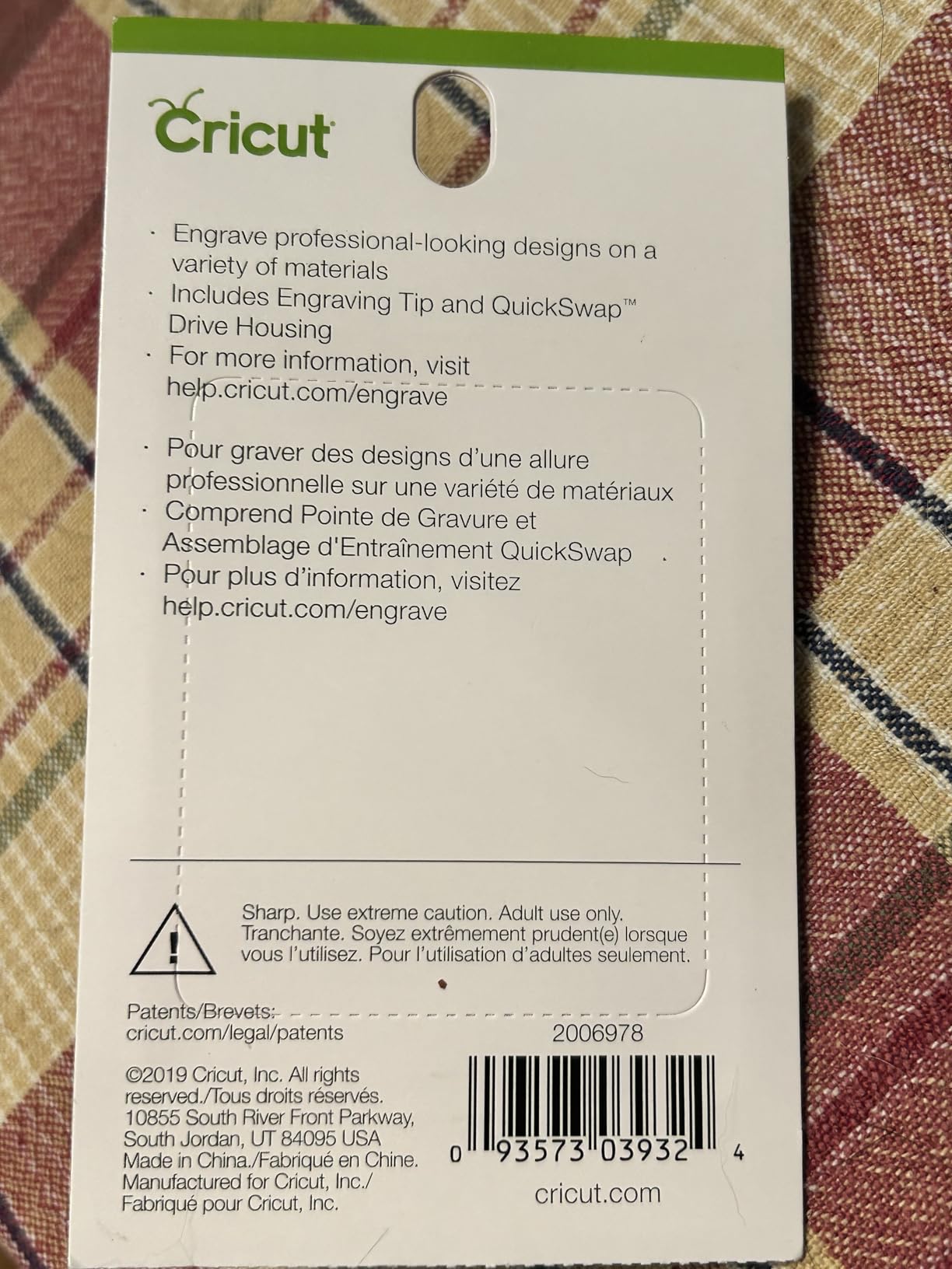 Cricut Engraving Tip + QuickSwap Housing, Silver customer photo 1