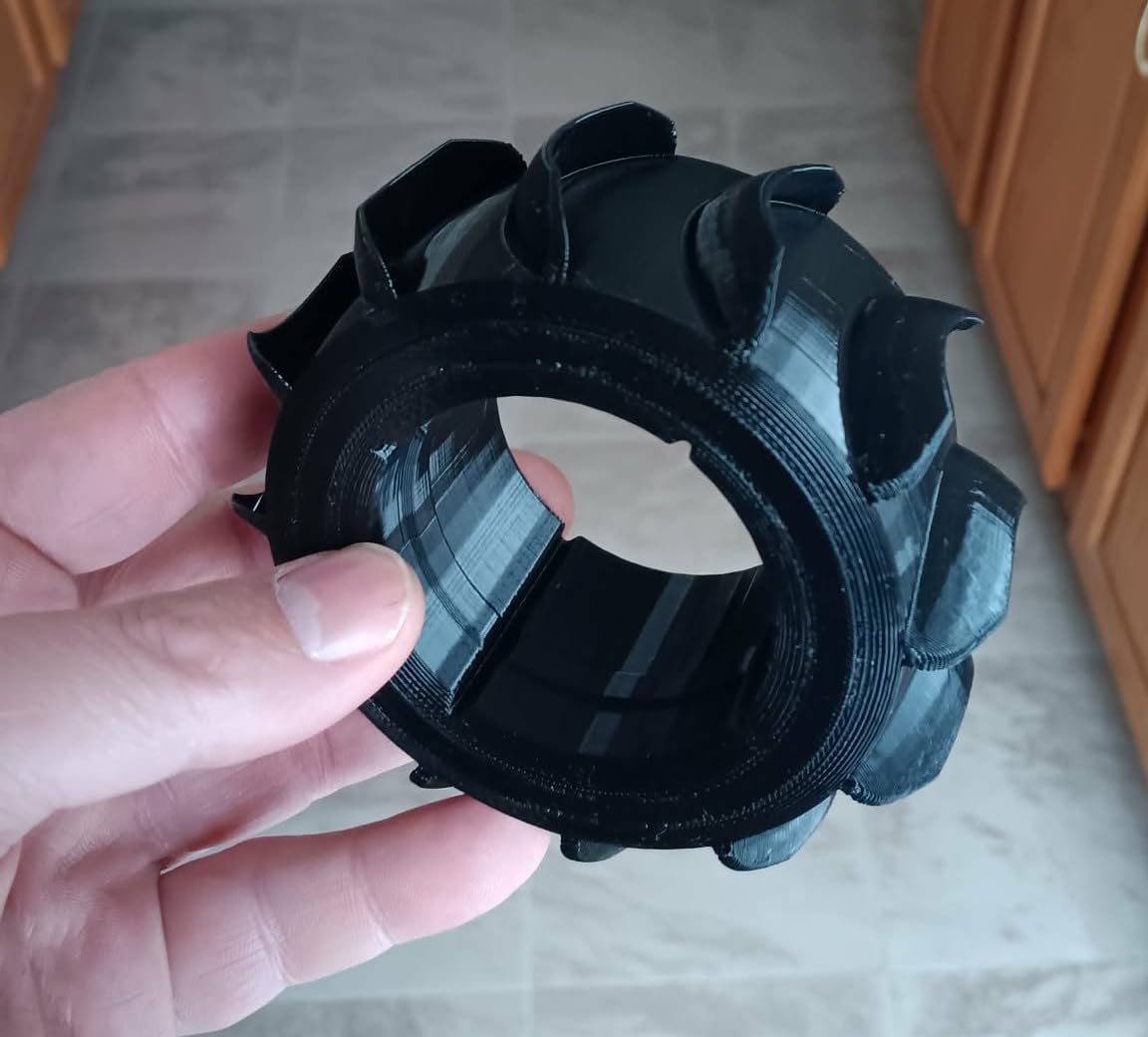 OVERTURE TPU 95A Flexible 3D Printer Filament 1.75mm, 1kg Black customer photo 2