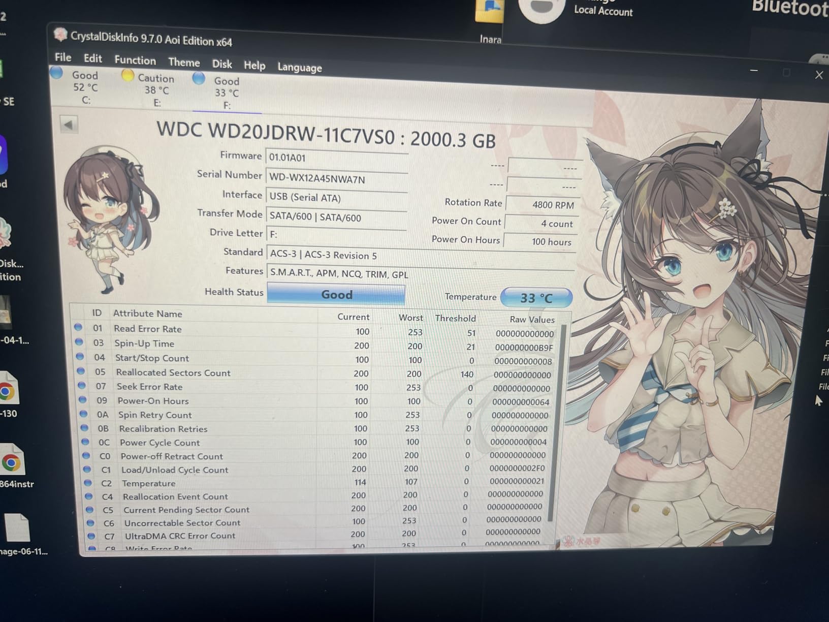 WD 2TB My Passport, Portable External Hard Drive, Black, backup software with defense against ransomware, and password protection, USB 3.1/USB 3.0 compatible - WDBYVG0020BBK-WESN customer photo 1