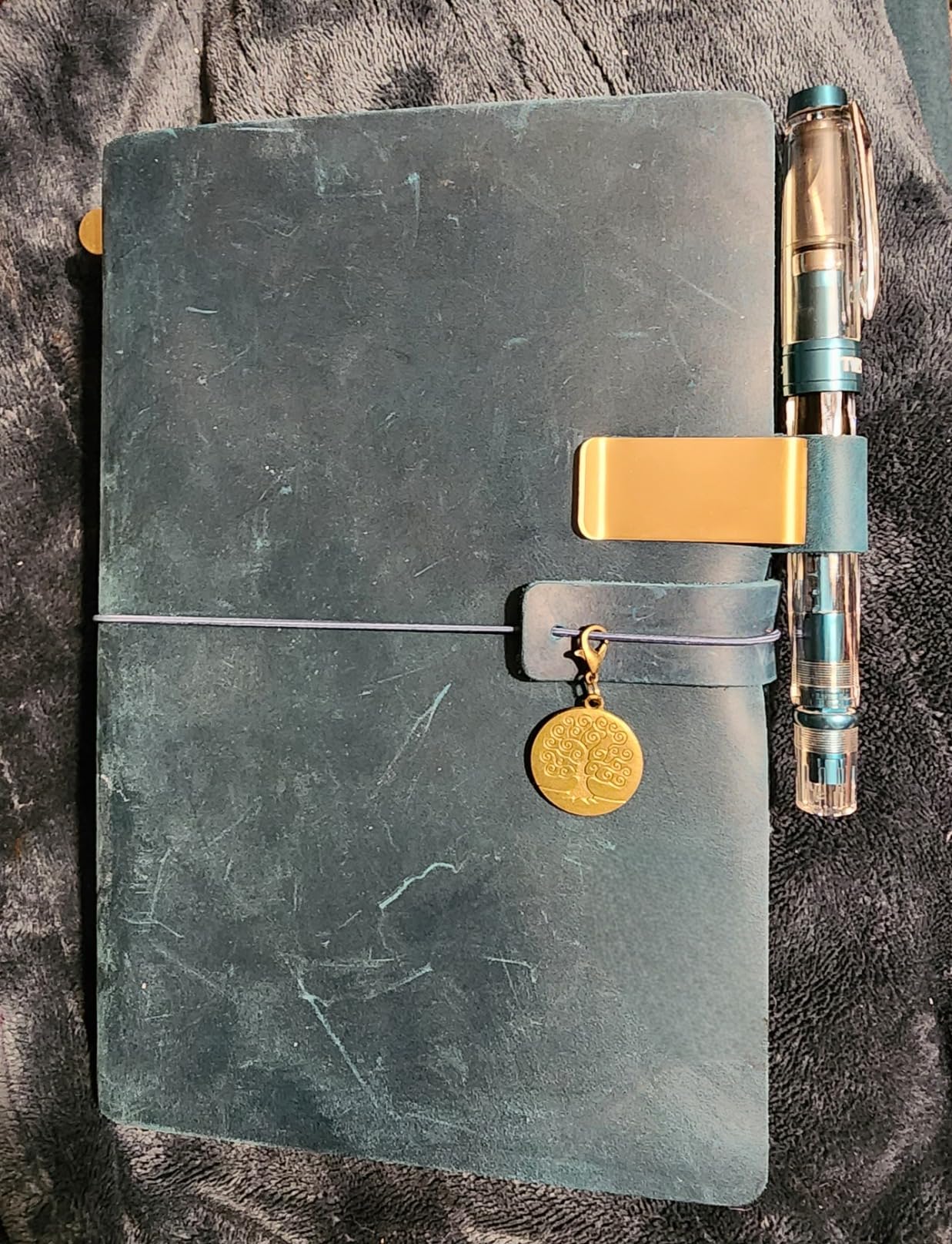 le vent Set of 2 Lined Bound Notebooks A5 – Each 200 Lay Flat Pages – 5x8 Hardcover Journal Refills – Fountain Pen Friendly 100 gsm Paper – 100% Recycled Notebook customer photo 1