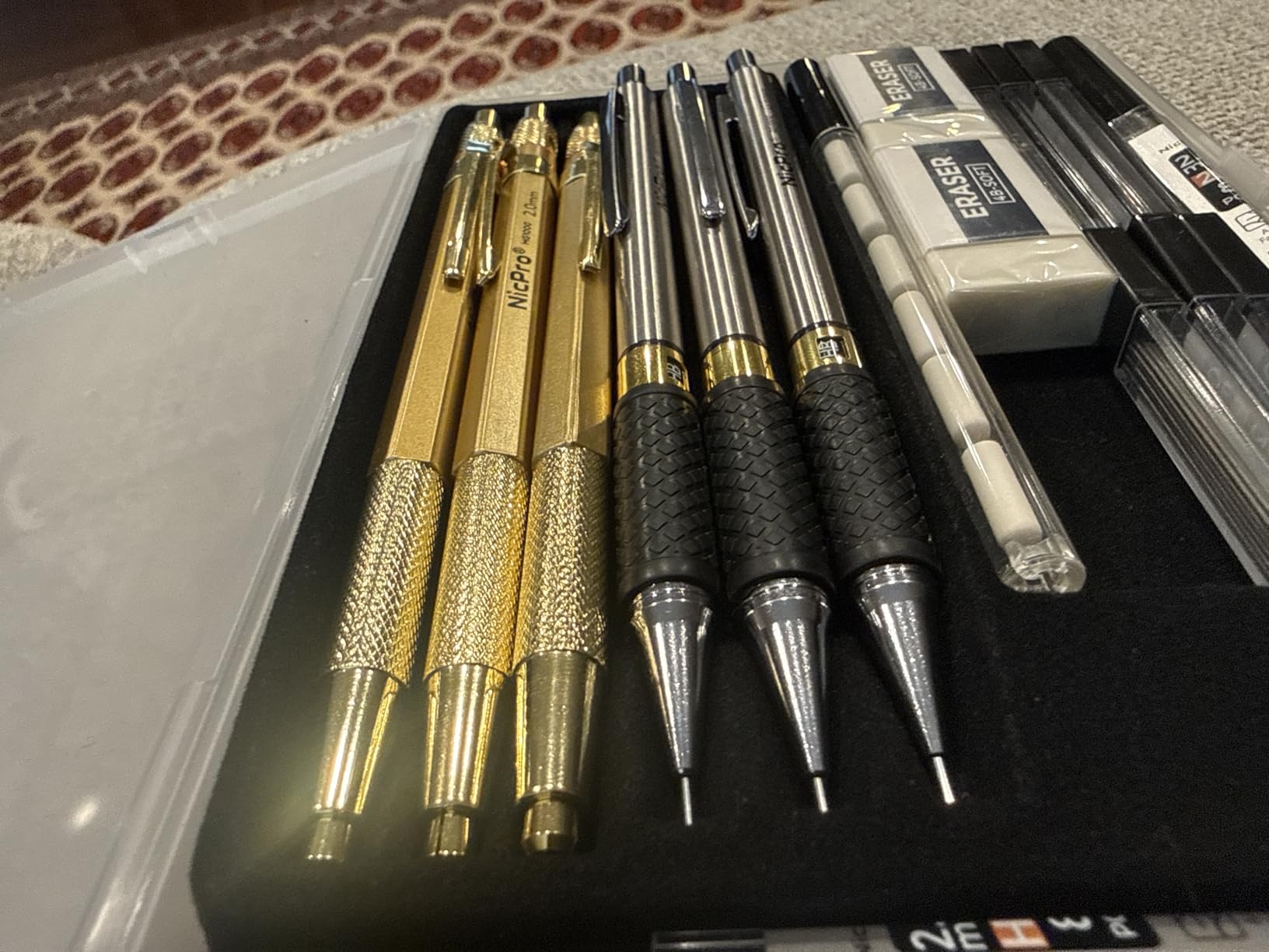 Nicpro 6PCS Art Mechanical Pencil Set, 0.5/0.7/0.9/2mm Point customer photo 1